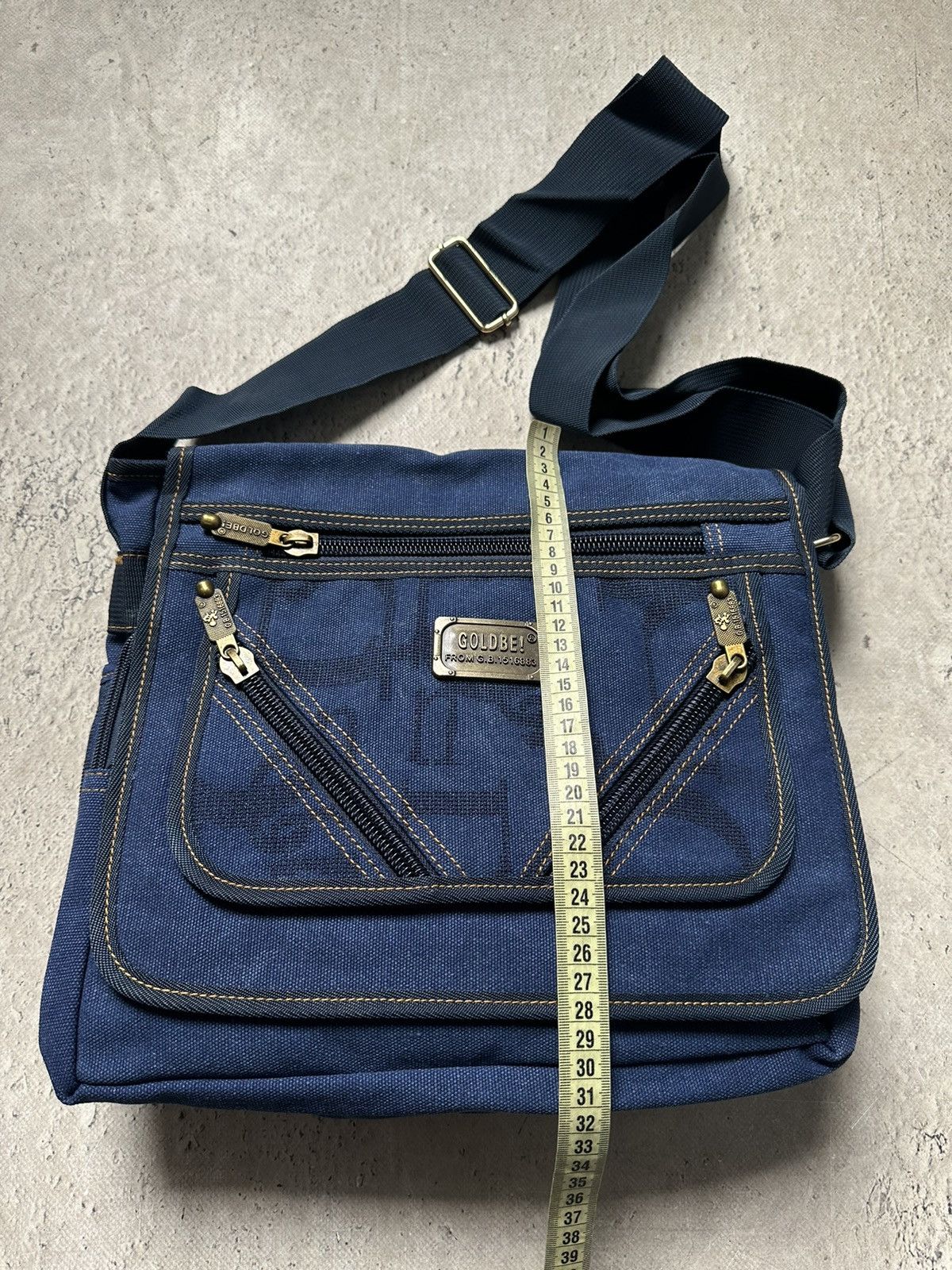 14th Addiction Vintage Diesel Style Military Y2k Avantgarde Messenger Bag Size ONE SIZE - 8 Thumbnail