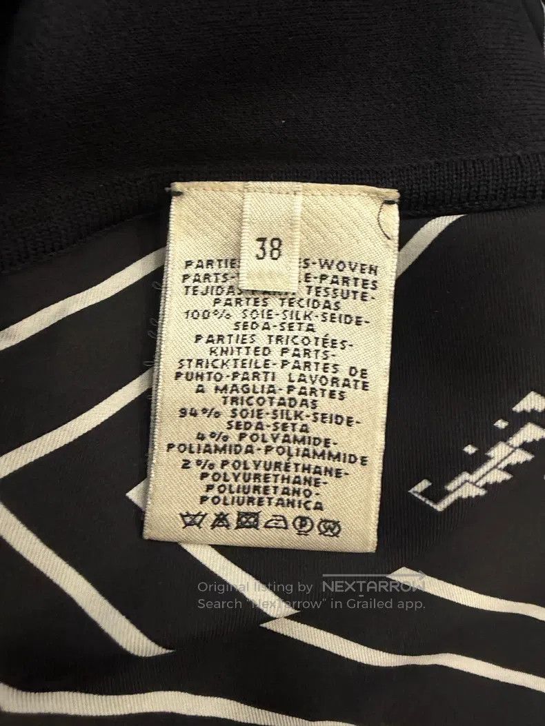 Hermes Hermes Spring/Summer Twillaine Series Black and White Prin Size XS / US 0-2 / IT 36-38 - 6 Thumbnail