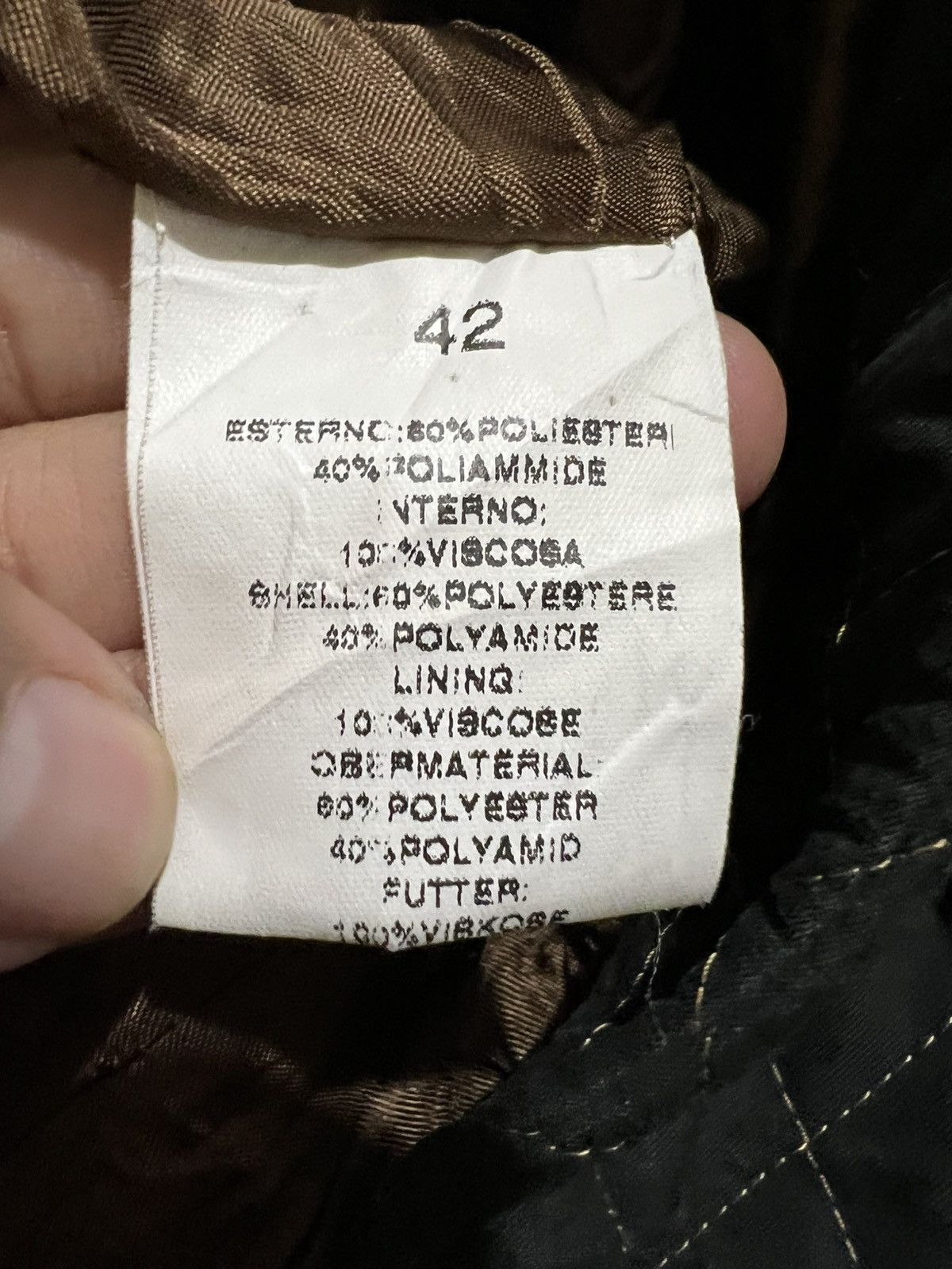 Vintage Vintage Tagliente Italy Button Up Quilted Jacket Size M / US 6-8 / IT 42-44 - 7 Thumbnail