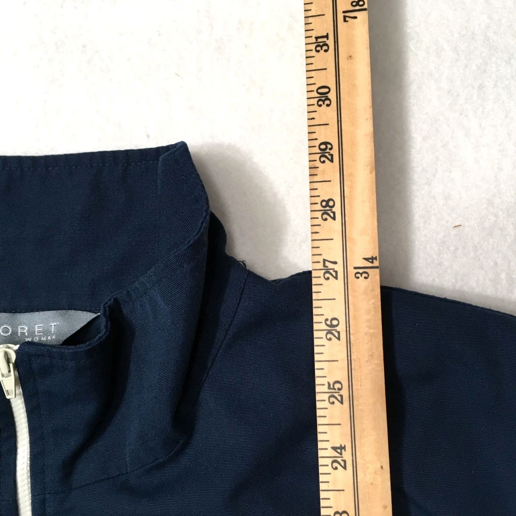 Vintage Koret Women's Jacket Blue Knit Long Sleeve zip Up Button Casual Workwear Size XL / US 12-14 / IT 48-50 - 6 Thumbnail