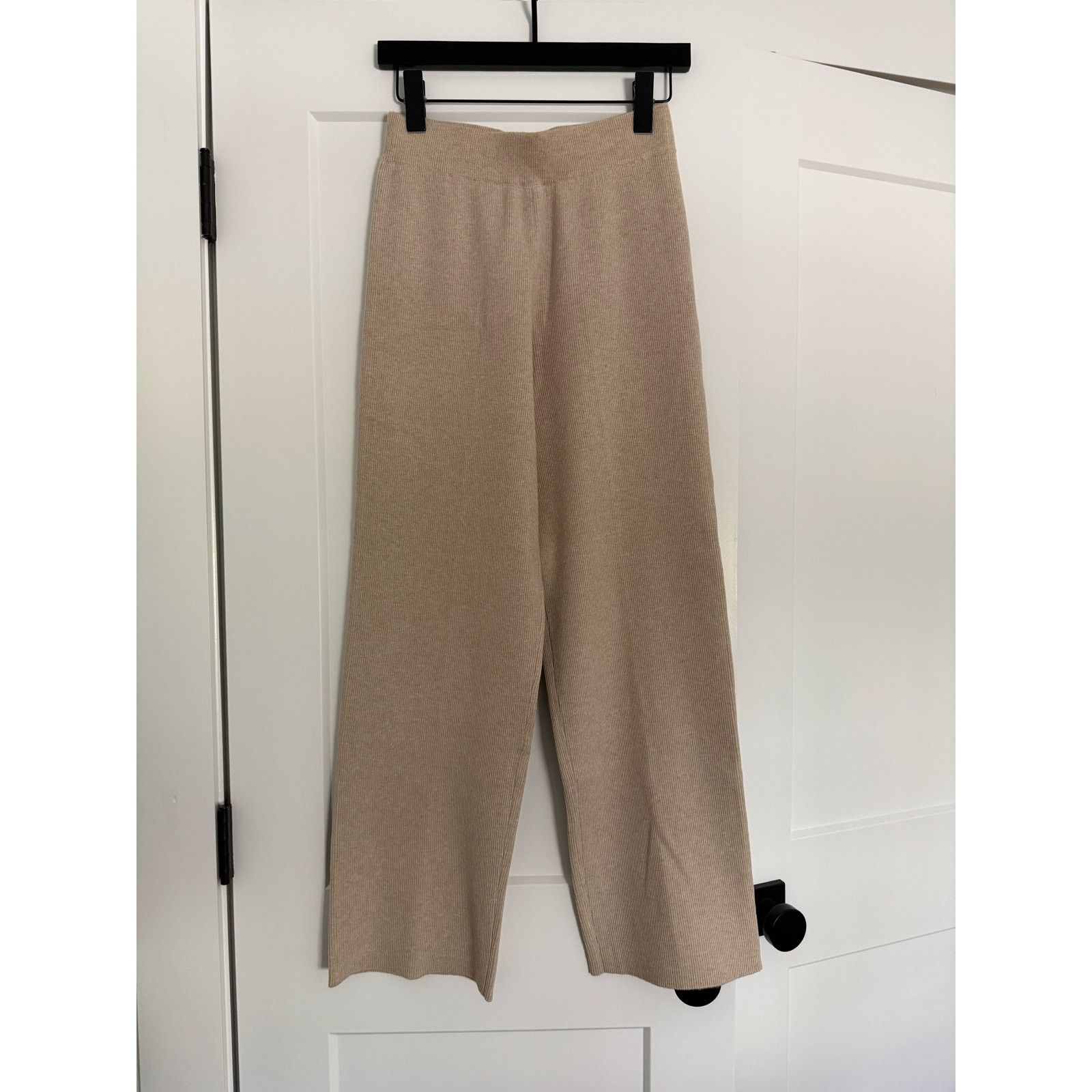 Other New Few Moda Caara Rib Knit Pants - Cream - Small Size 27" / US 4 / IT 40 - 4 Thumbnail
