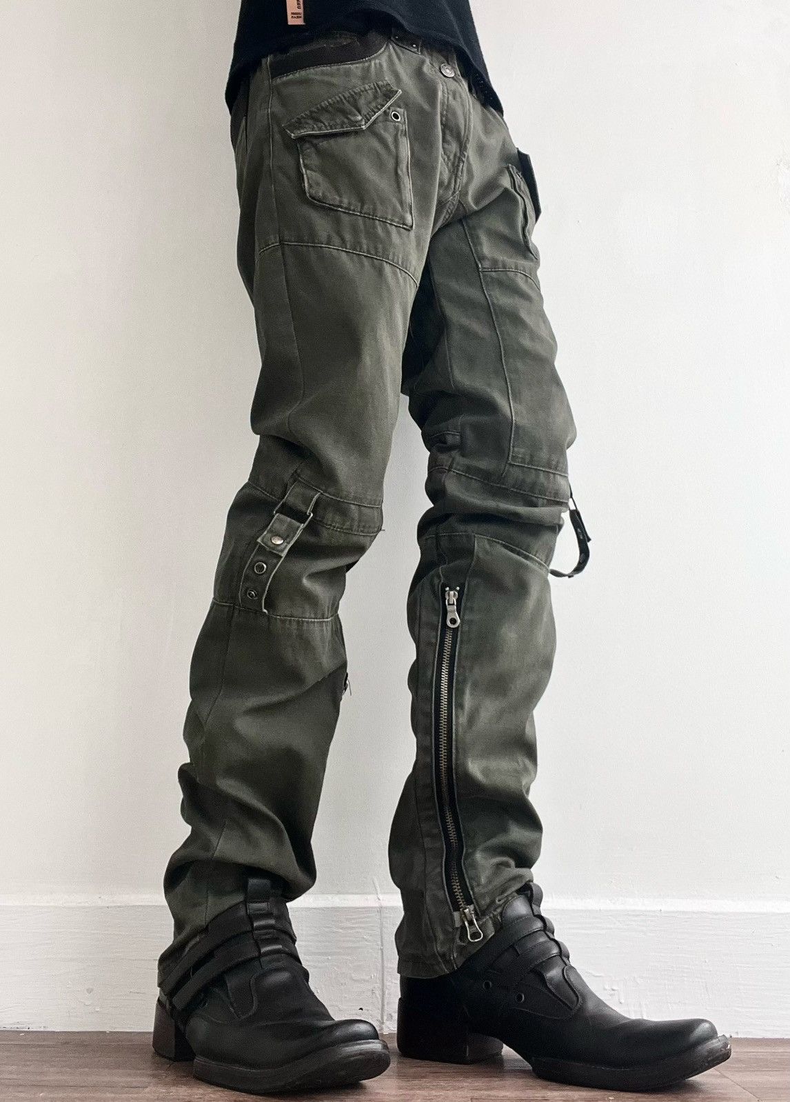 PPFM 2000s PPFM Bondage Cargo Pants Size US 32 / EU 48 - 1 Thumbnail