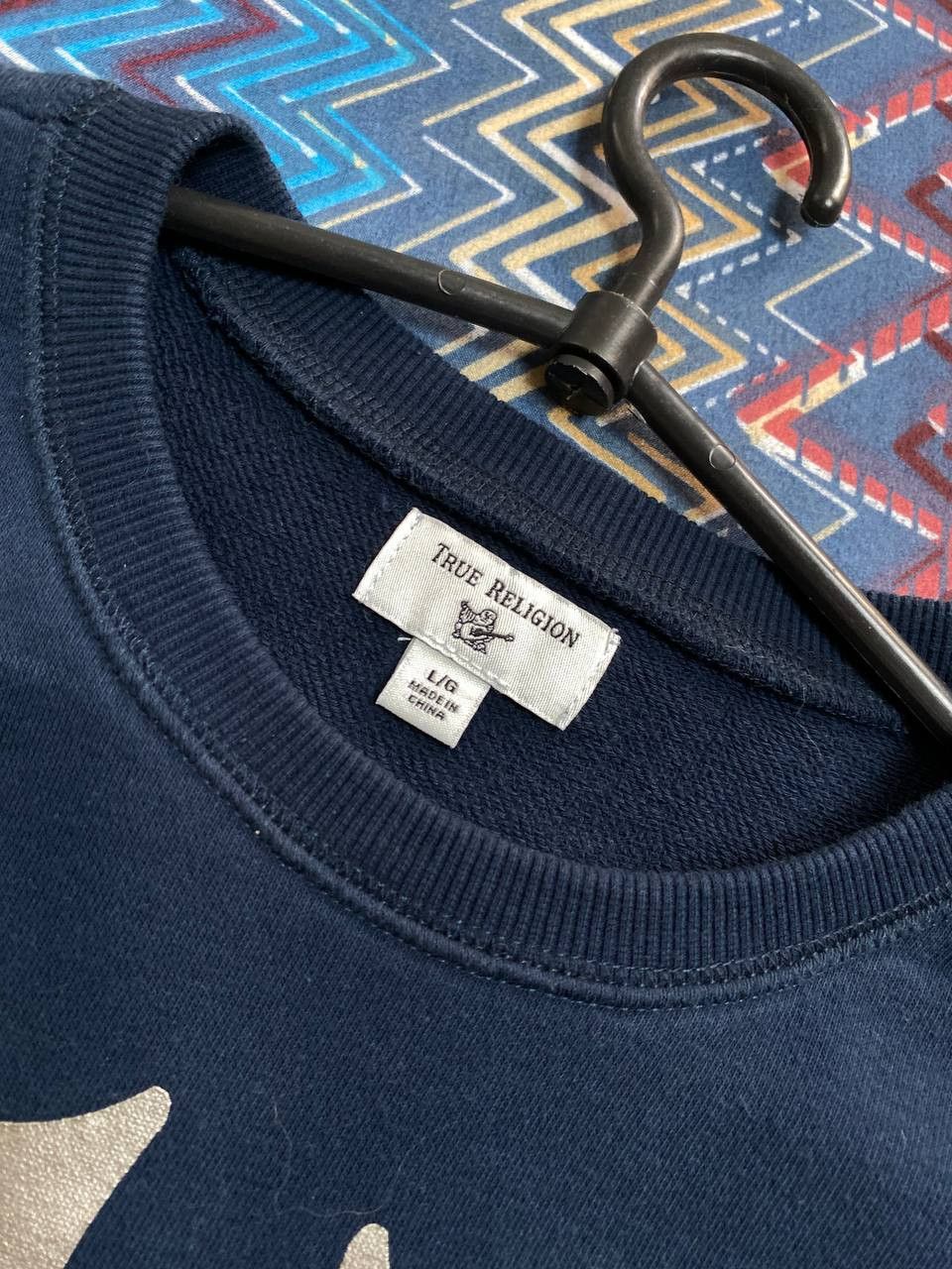 True Religion Y2K streetwear Vintage Sweaters True Religion big logo Size US L / EU 52-54 / 3 - 3 Thumbnail