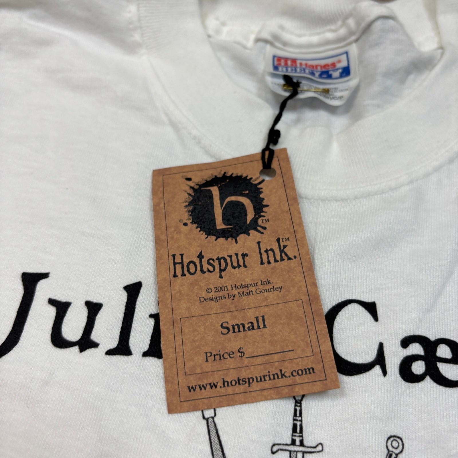 Hanes Vintage 2001 Julius Caeser T Shirt Hotspur Ink Men's Small Size US S / EU 44-46 / 1 - 9 Thumbnail
