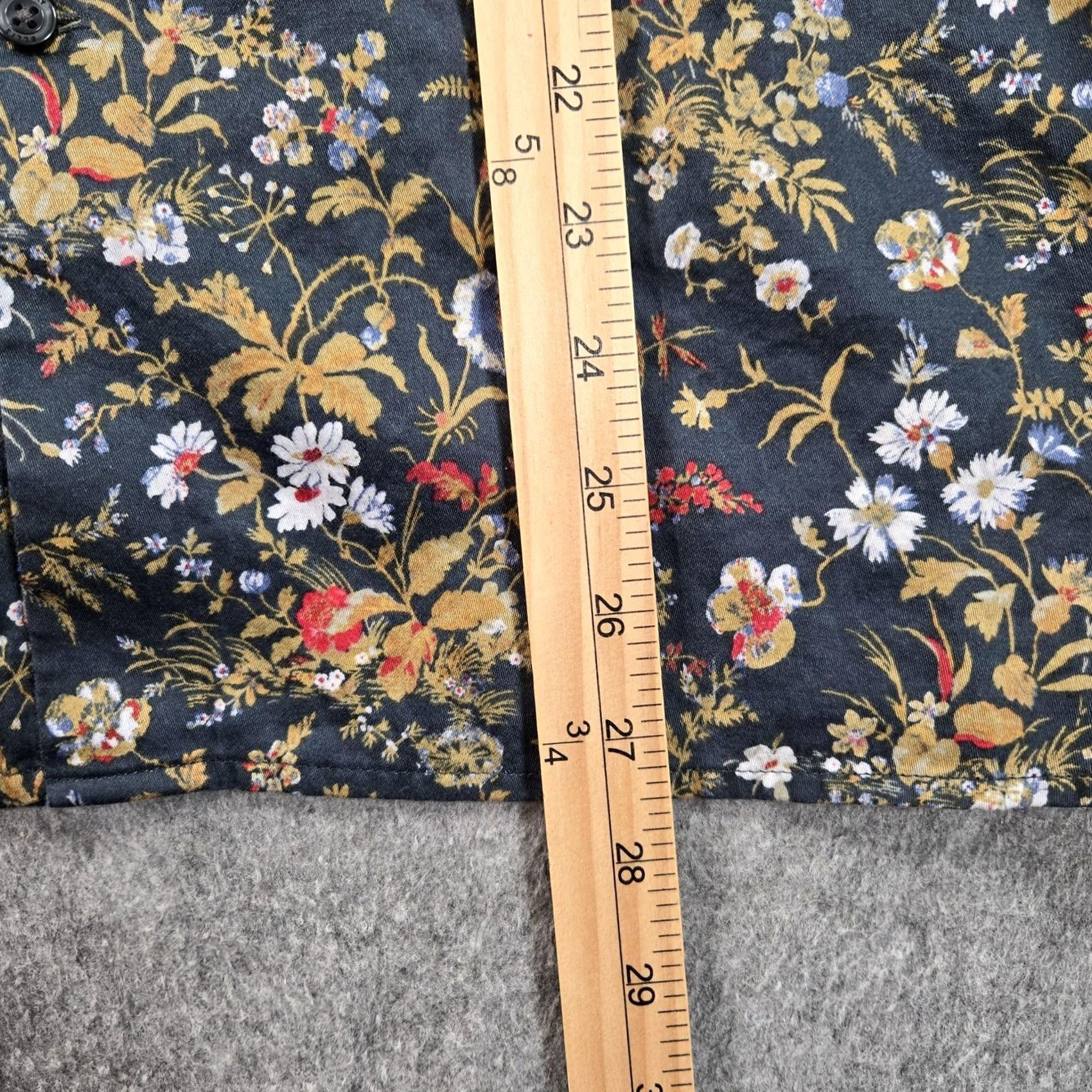 Perry Ellis Perry Ellis Shirt Mens Large Multicolor Floral Short Sleeve Button Down Slim Fit Size US L / EU 52-54 / 3 - 4 Thumbnail