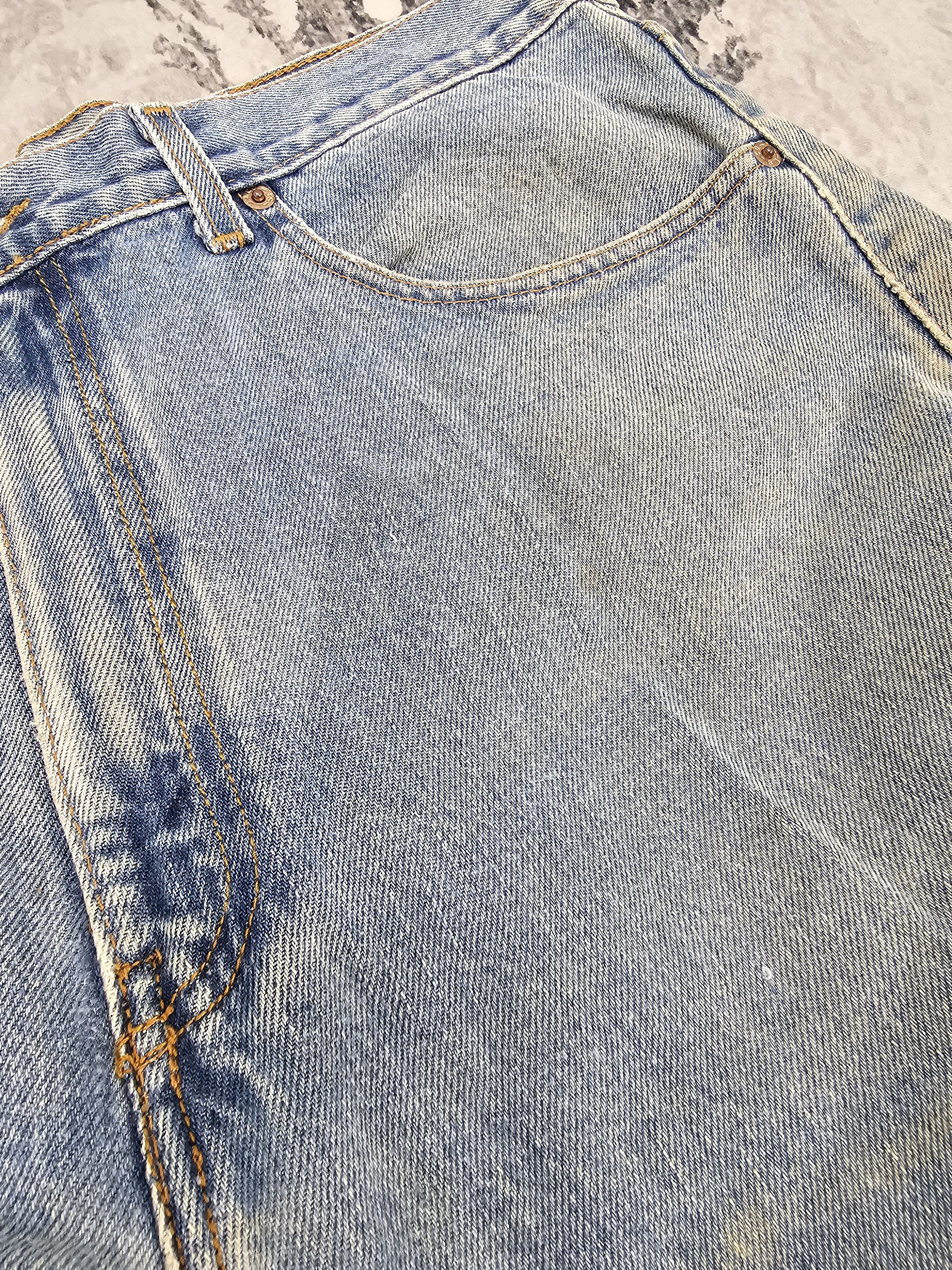 Levi's Vintage Clothing Vtg 90's LEVIS 505 Regular Fit Stain Blue Jeans L0560 Size US 34 / EU 50 - 5 Thumbnail