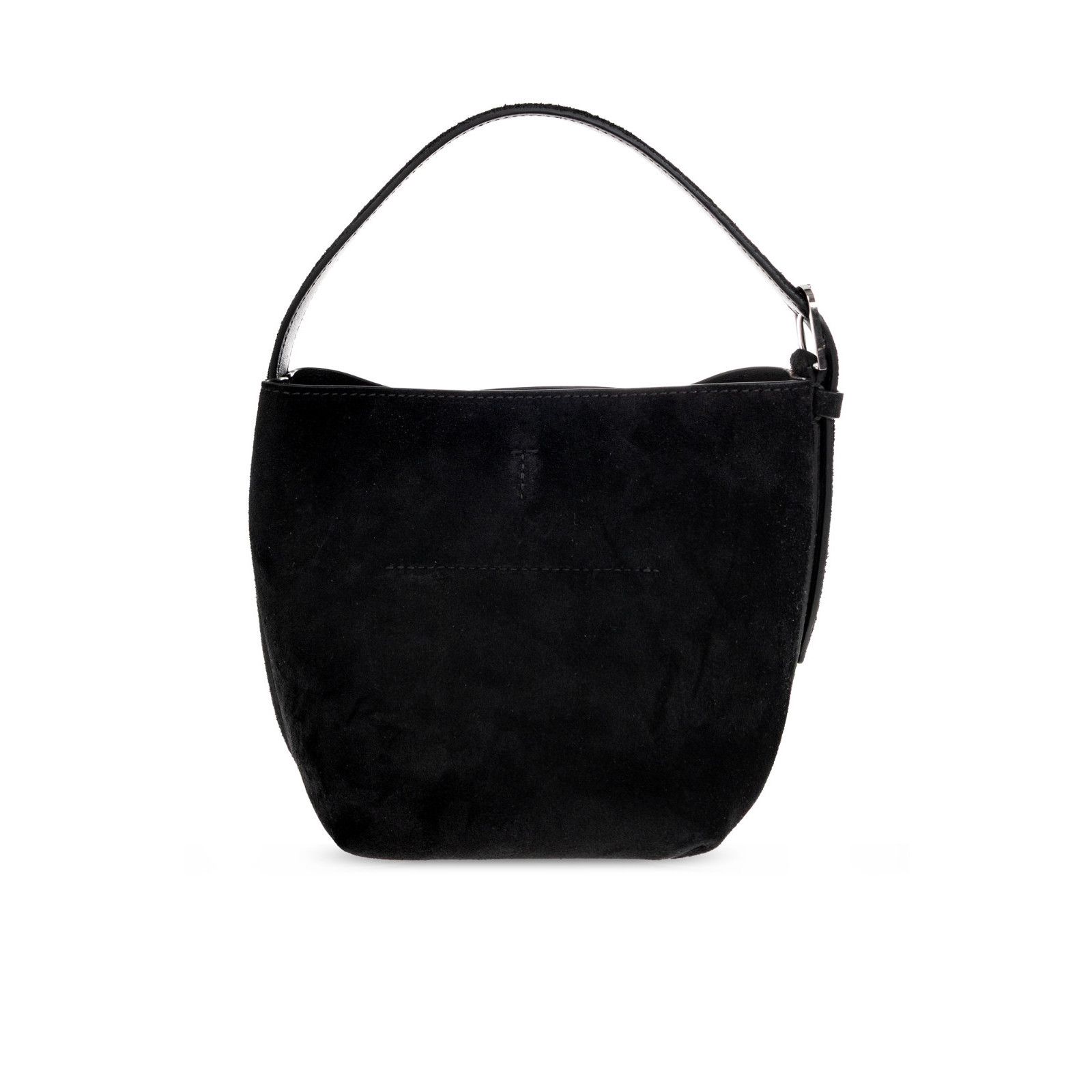 Toteme TOTEME Belted Petite Black Suede Top Handle Bag New & Authen Size ONE SIZE - 2 Thumbnail