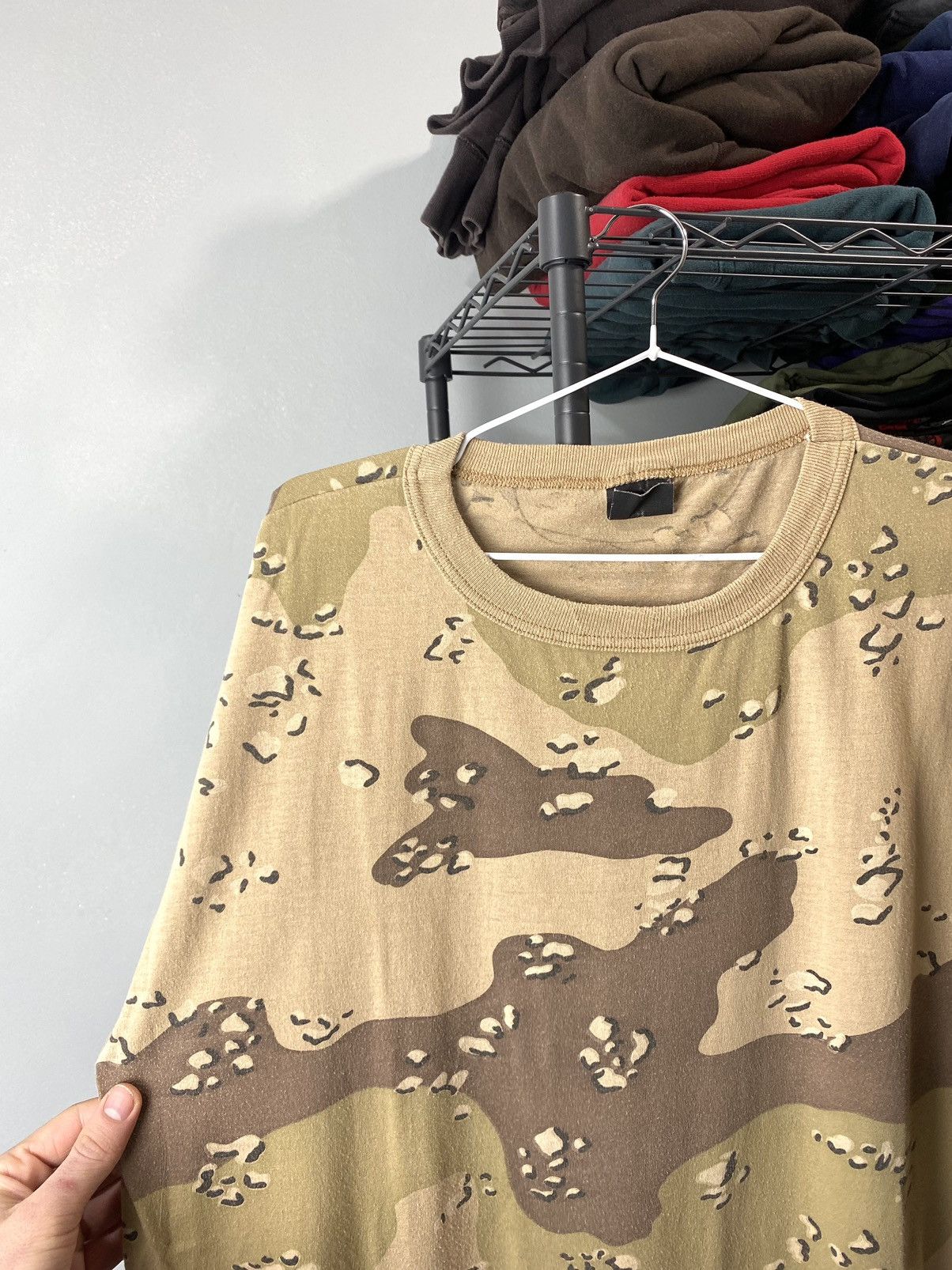 Japanese Brand Y2K Vintage Desert USA Camo Tee Shirt Archive Hype Size US XL / EU 56 / 4 - 5 Thumbnail