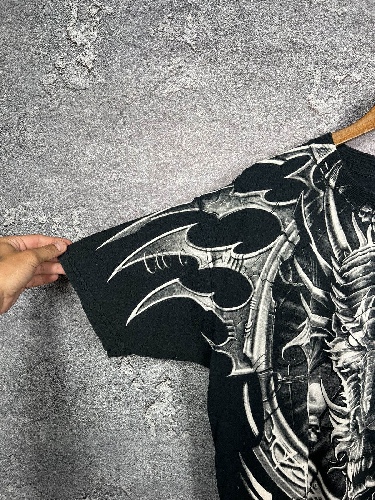 Liquid Blue Vintage Liquid Blue Dragon 2001 Graphics All Over Print Tee Size US XL / EU 56 / 4 - 4 Thumbnail