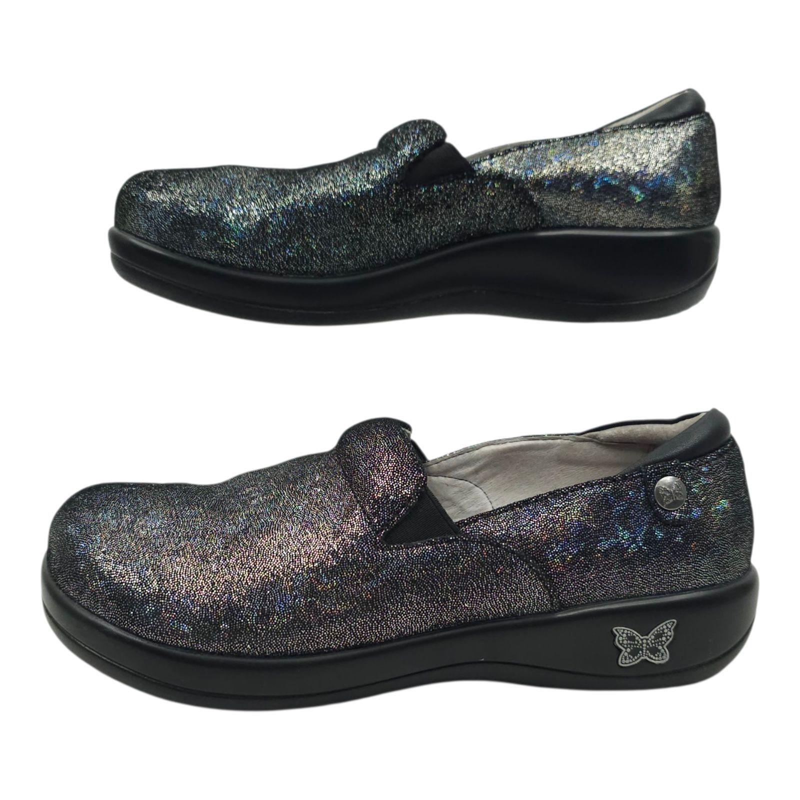 Other Alegria Clogs Womens EU 38 Black Metallic Sparkly Size US 8 / IT 38 - 11 Thumbnail