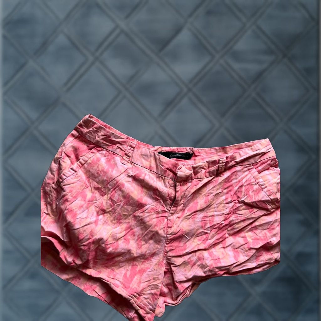 Calvin Klein Calvin Klein Chino Shorts 4 Pocket Women Size 16 Coral Pink Casual Size 38" / US 16 / IT 52 - 1 Thumbnail
