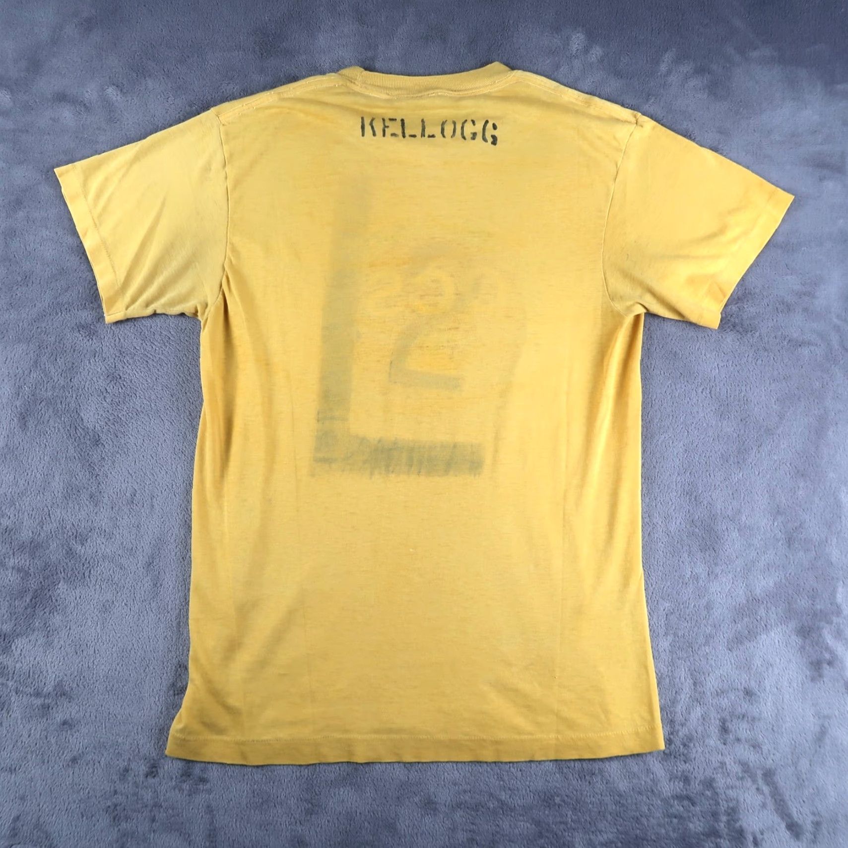 Vintage VINTAGE US Marine Corps OSC T Shirt Mens L Yellow 80s Stitch USA 1980s Graphic Print Crew Neck Short Sleeve Boys/Girls? Size US L / EU 52-54 / 3 - 2 Thumbnail