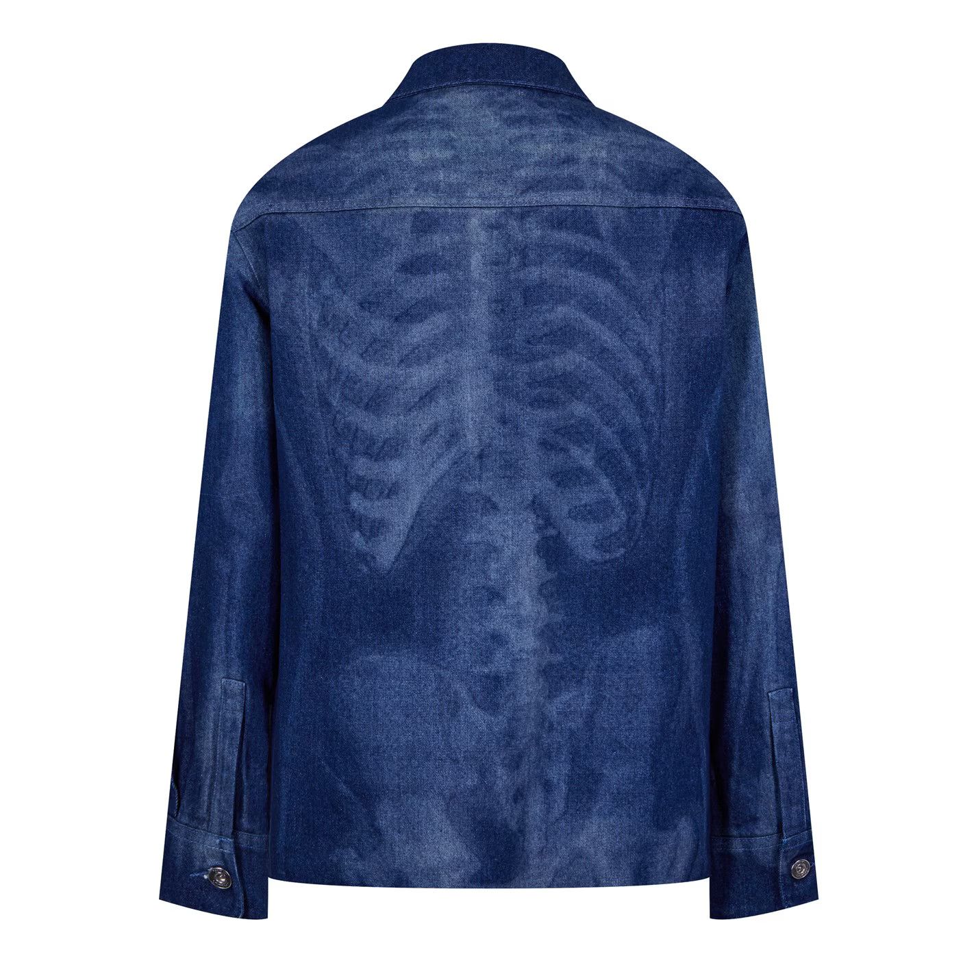 Off-White o1g2r1mq0326 Long Sleeve Denim Shirt in Blue Size US S / EU 44-46 / 1 - 2 Thumbnail