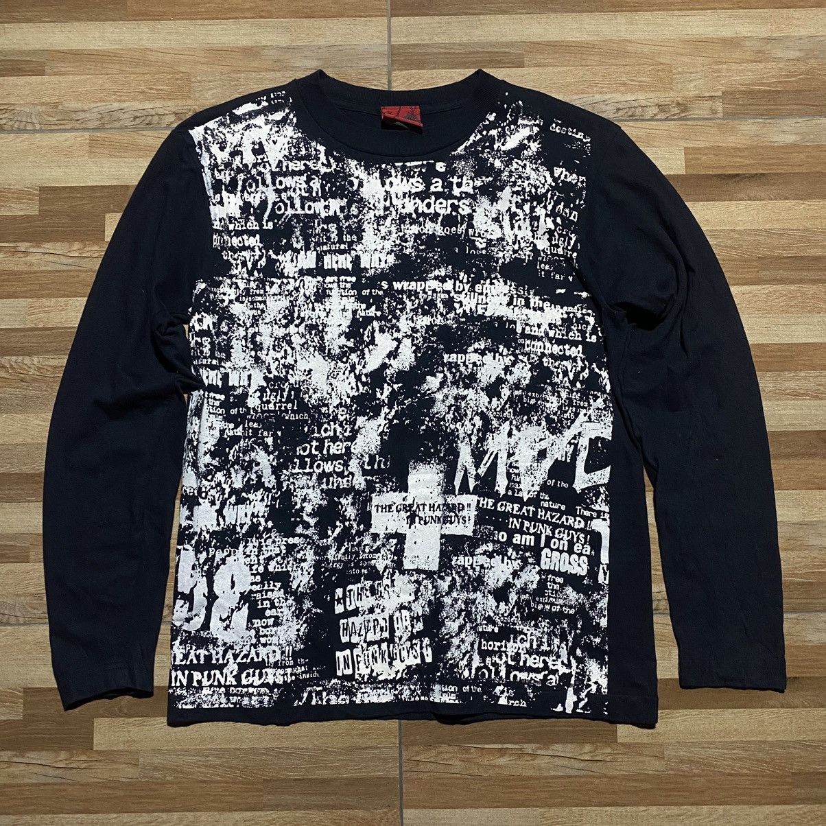 Japanese Brand Acid Jazz Men Japanese Brand Gothci Logo Longsleeve Size US S / EU 44-46 / 1 - 1 Thumbnail