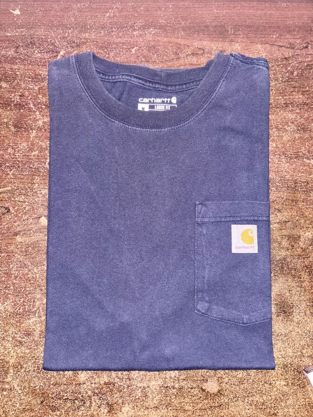 Carhartt Carhartt Workwear Pocket T-Shirt Navy – Loose Fit Size L Size US XXL / EU 58 / 5 - 2 Thumbnail