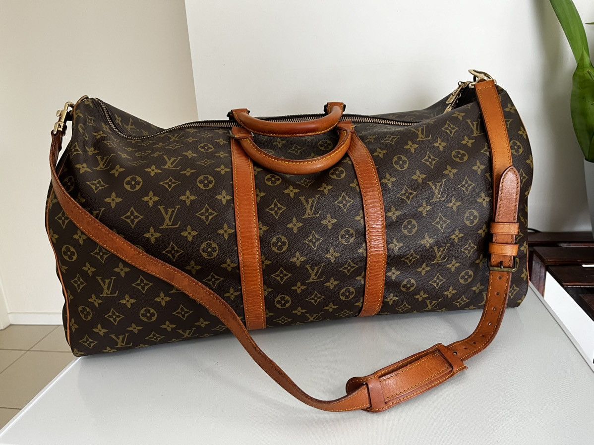 Louis Vuitton Authentic Louis Vuitton Keepall Bandouliere/Vintage/Brown Size ONE SIZE - 3 Thumbnail