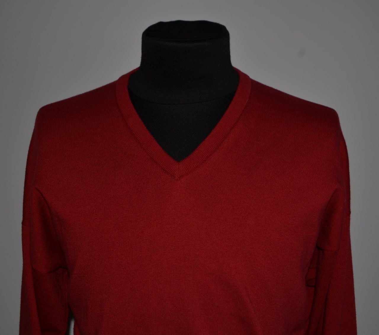Burberry × Vintage Burberrys Sweater V-Neck Long Sleeve Size 117/46 XL Size US XL / EU 56 / 4 - 2 Thumbnail
