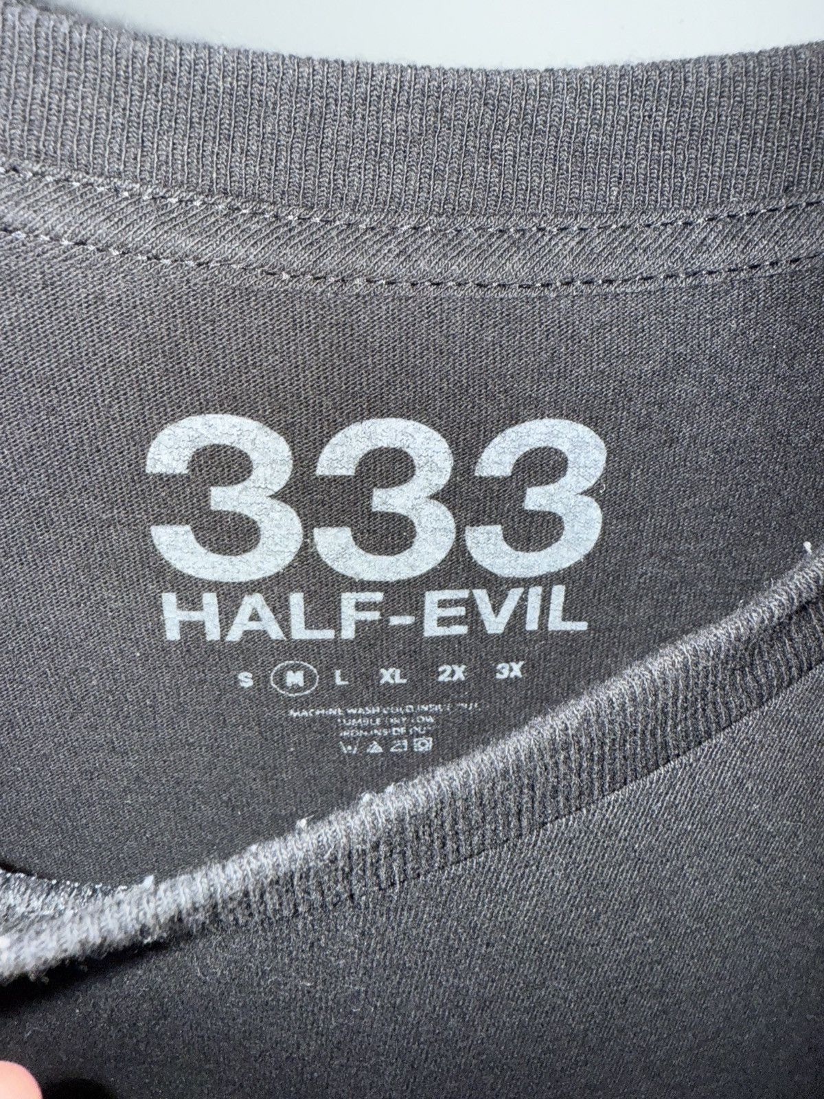 Half Evil Half Evil “Death Comes in Threes” Tee Size US M / EU 48-50 / 2 - 3 Thumbnail