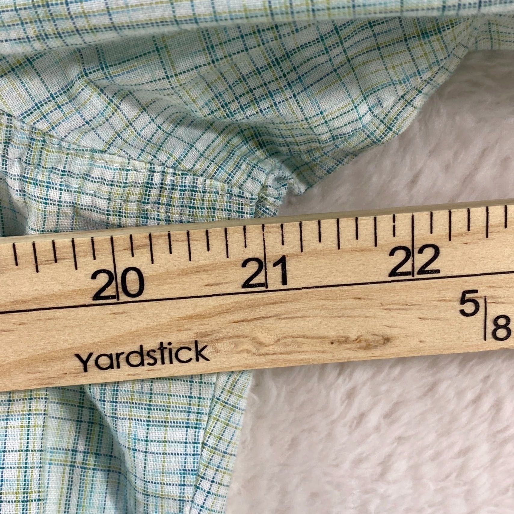 Vintage Twenty X Womens Medium Western Cowgirl Shirt Green Button-Up Long Sleeve Pockets Size M / US 6-8 / IT 42-44 - 6 Thumbnail