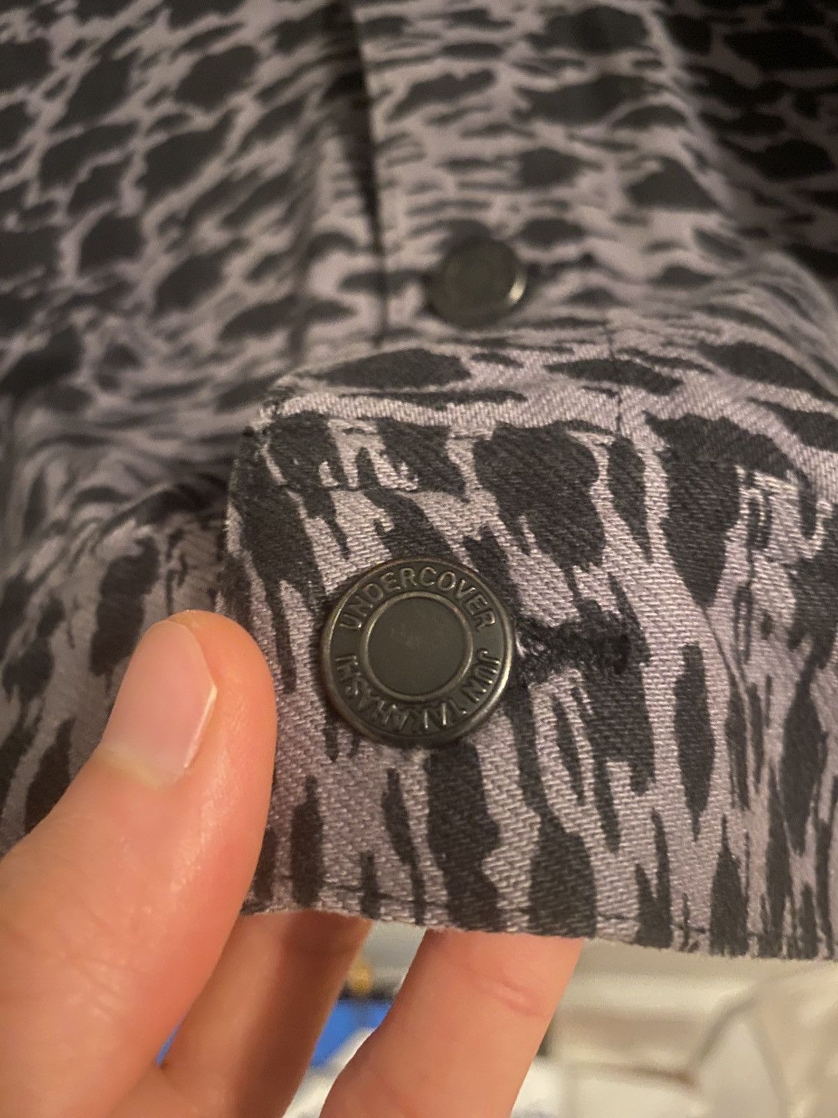 Undercover 18ss lavender alligator print trucker Size US M / EU 48-50 / 2 - 9 Thumbnail