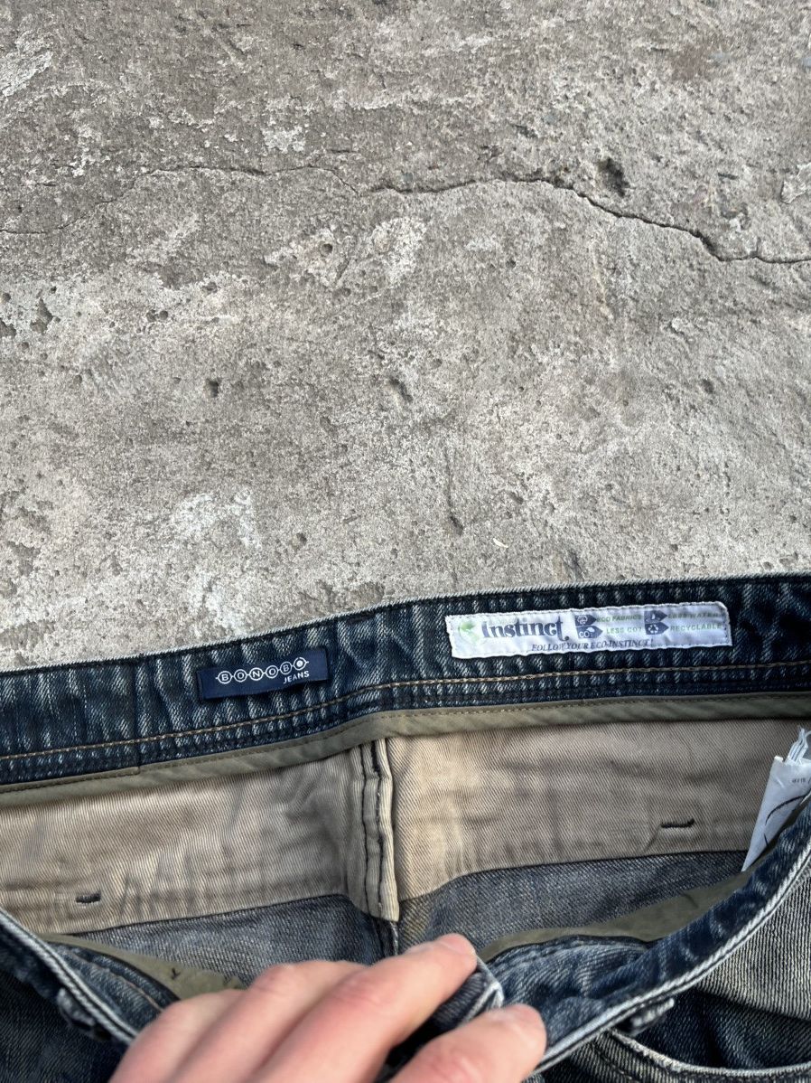 If Six Was Nine × Le Grande Bleu (L.G.B.) × Tornado Mart Japanese Distressed Balenciaga Style Y2K Jeans Faded Denim Size US 32 / EU 48 - 6 Thumbnail