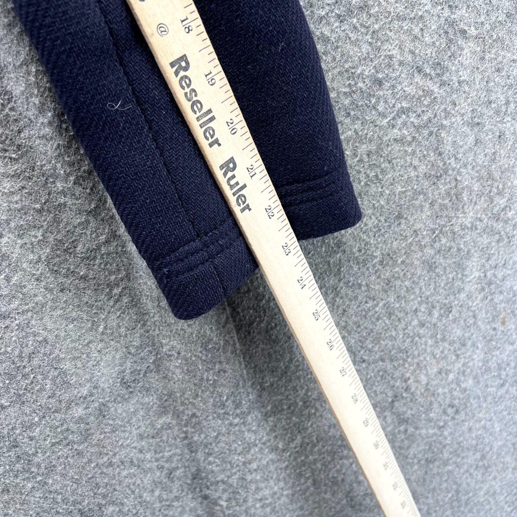 J.Crew VINTAGE J.CREW Peacoat Women 4 Navy Wool Gold Button Nello Gori Italy Stadium Cloth Coat Size S / US 4 / IT 40 - 6 Thumbnail