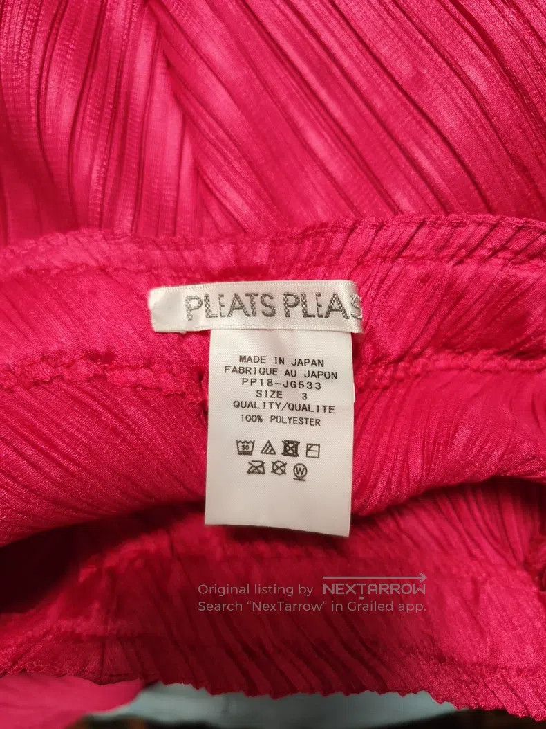 Issey Miyake Issey Miyake size:3 Tulip Rose Pink Midi Skirt Size 22" - 2 Thumbnail