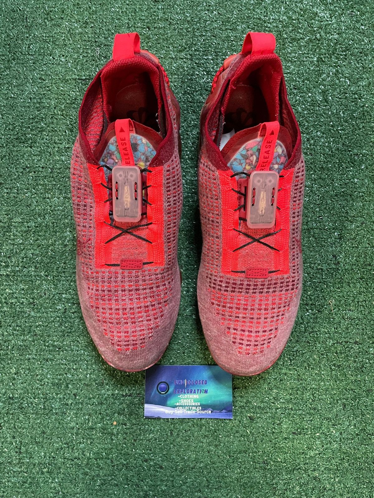 Nike Nike flyknit vapormax team red size 10men/11.5women Size US 10 / EU 43 - 2 Thumbnail