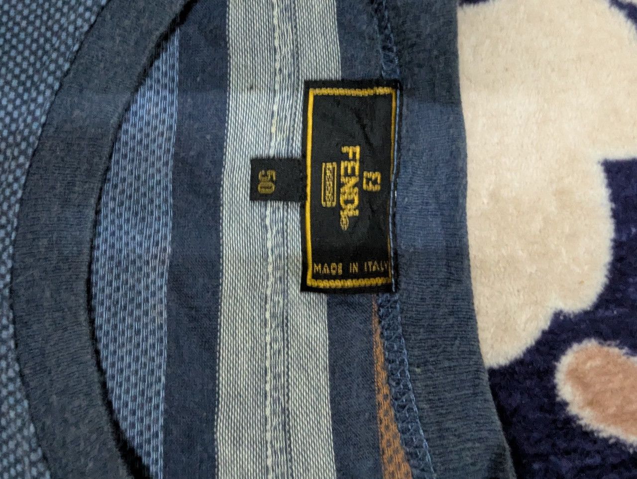 Fendi Fendi Stripe T Shirt Size US L / EU 52-54 / 3 - 7 Thumbnail