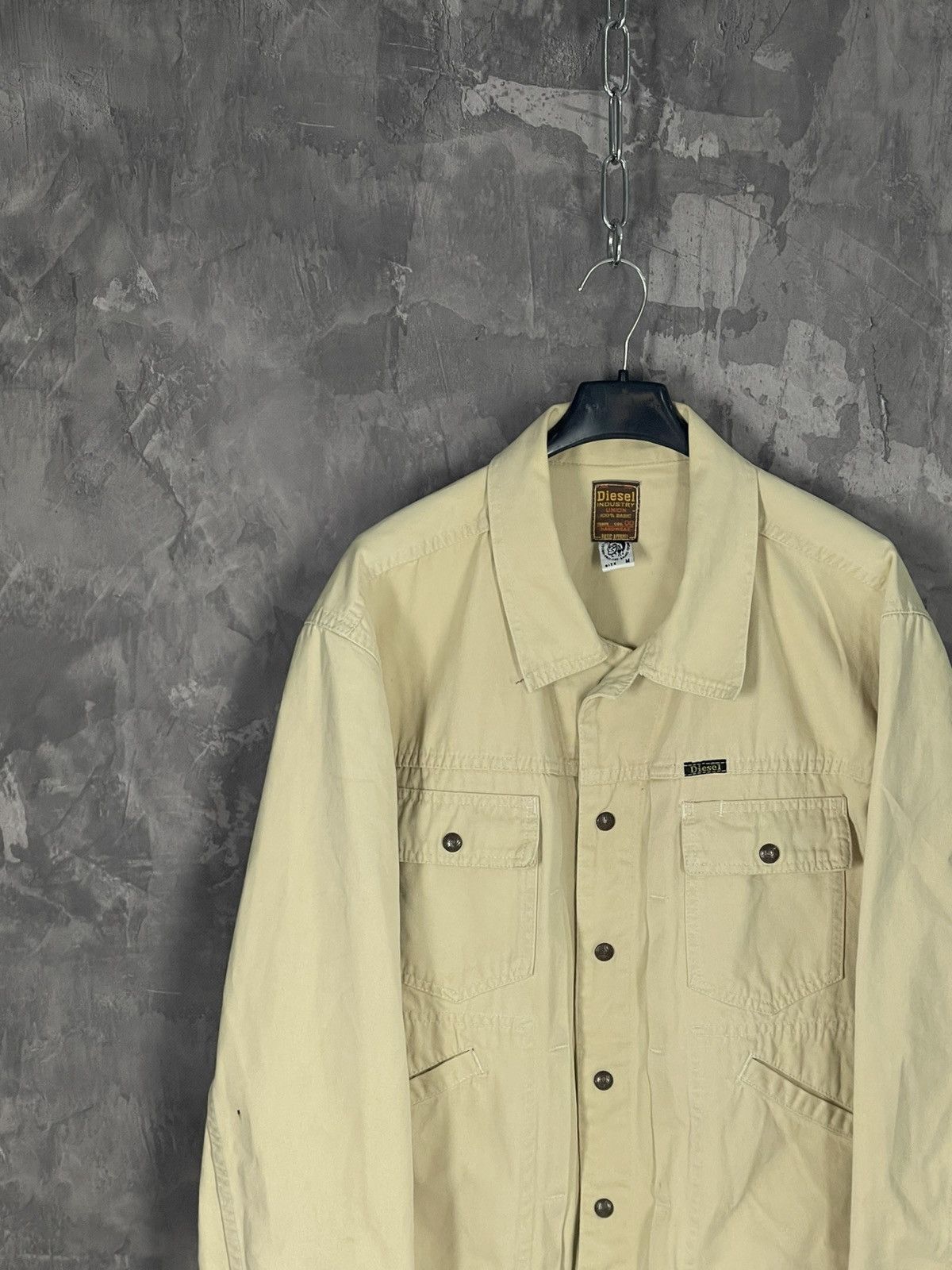 Diesel × Vintage Diesel Industry Detroit Workwear Denim Jacket Vintage 90s Size US M / EU 48-50 / 2 - 3 Thumbnail