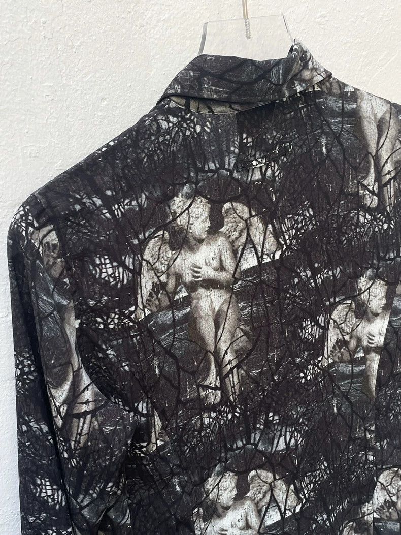 Jean Paul Gaultier Jean Paul Gaultier 99SS Fallen Angel Statue Mesh Shirt 2504 Size US XXS / EU 40 - 4 Thumbnail