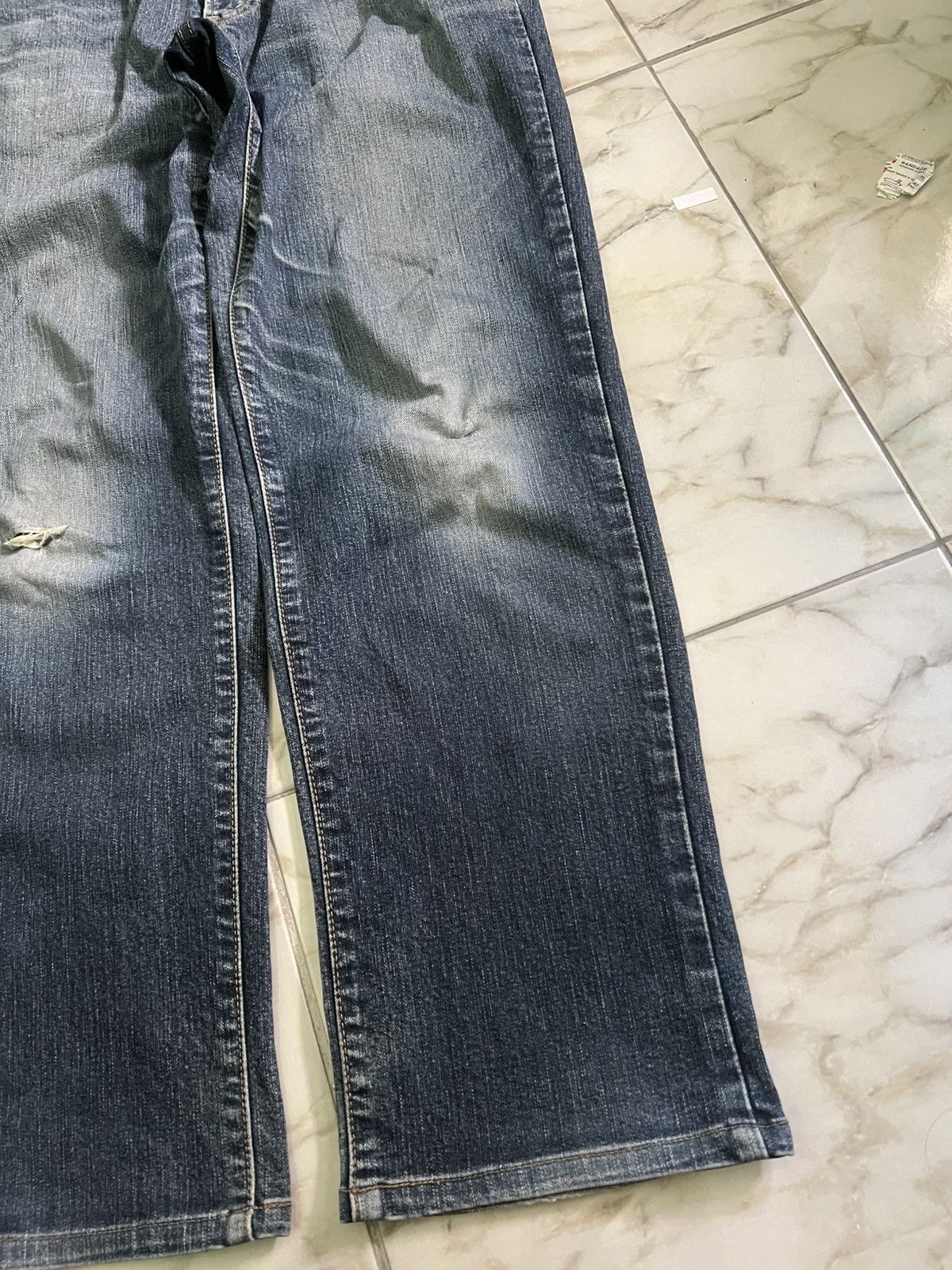 Edwin × Hysteric Glamour × If Six Was Nine 💥Baggy💥Vintage Edwin 503 Distress Washed Jean Size US 32 / EU 48 - 4 Thumbnail
