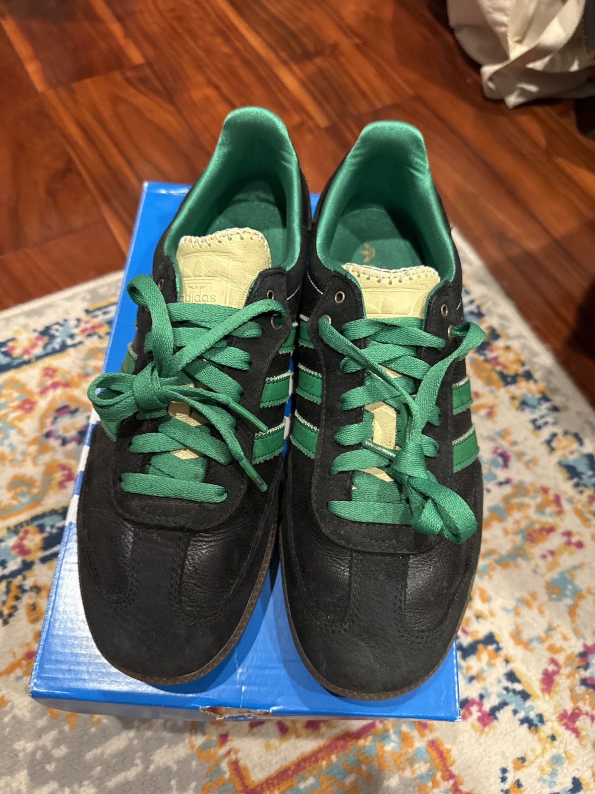 Adidas Wales Bonner x Adidas Sambas - Black/Green Size US 8.5 / EU 41-42 - 4 Thumbnail