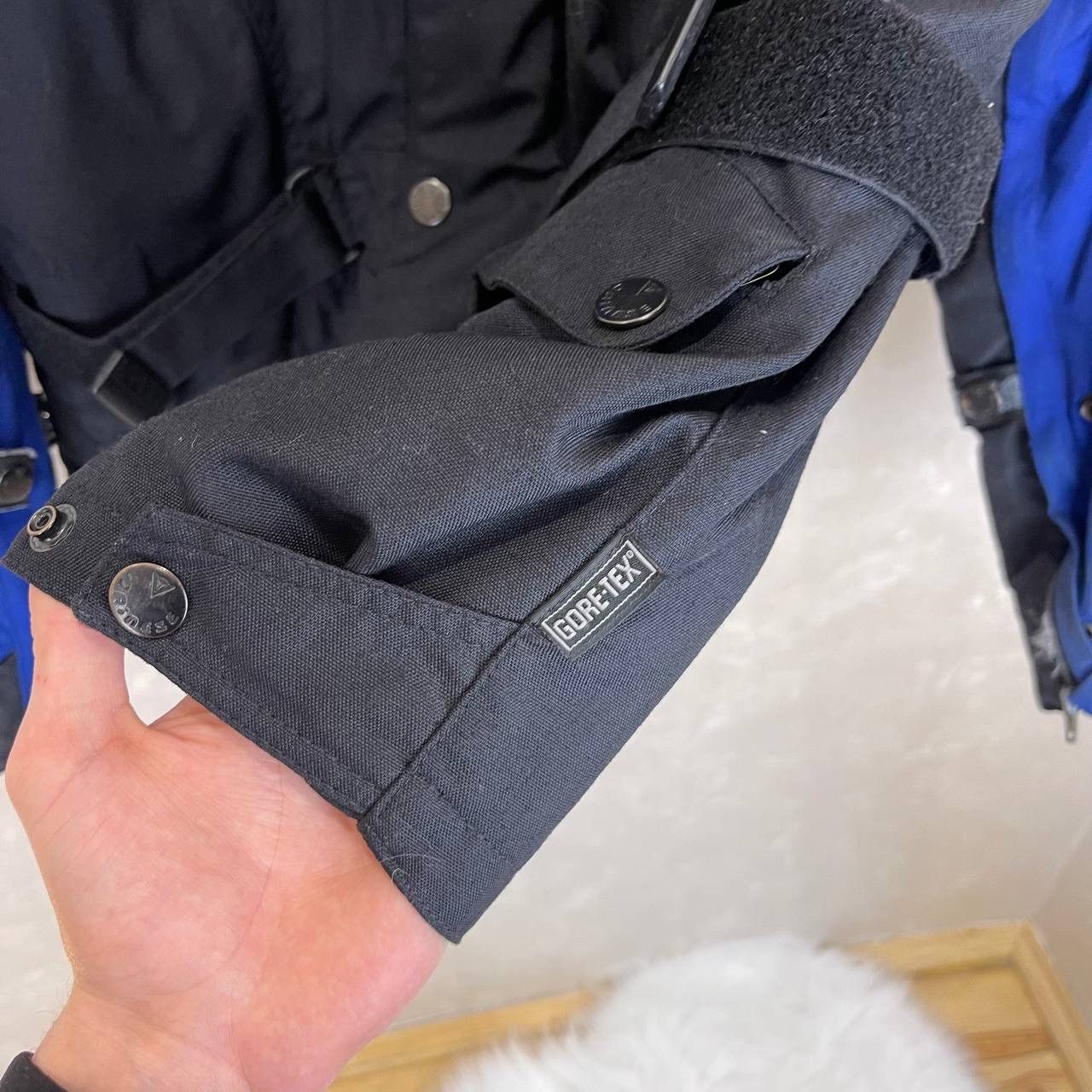 Goretex Dainese Cordura Gore-Tex Motorcycle Jacket Blue Black Size US M / EU 48-50 / 2 - 8 Thumbnail