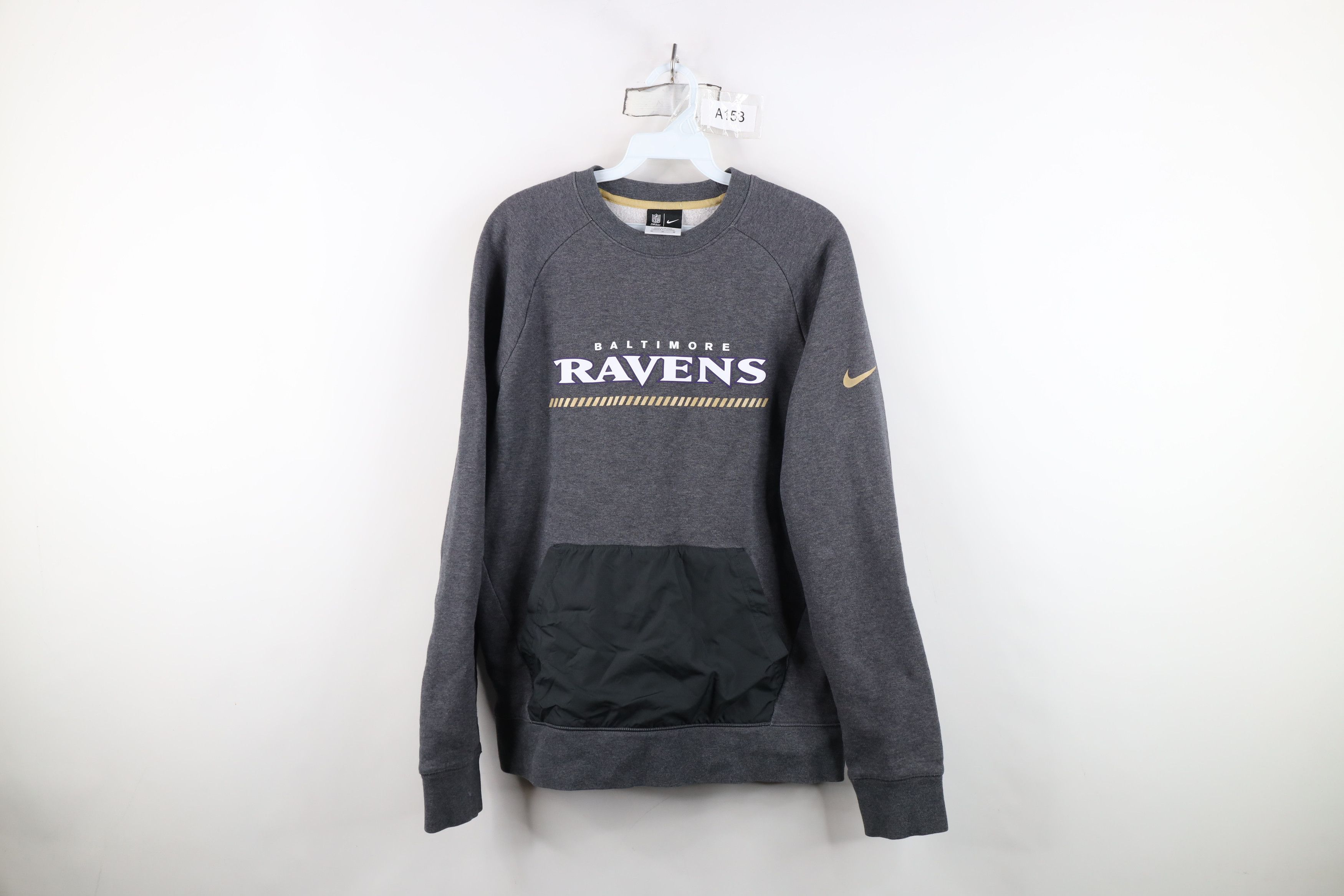 Nike Nike On Field Baltimore Ravens Football Crewneck Sweatshirt Size US M / EU 48-50 / 2 - 1 Thumbnail