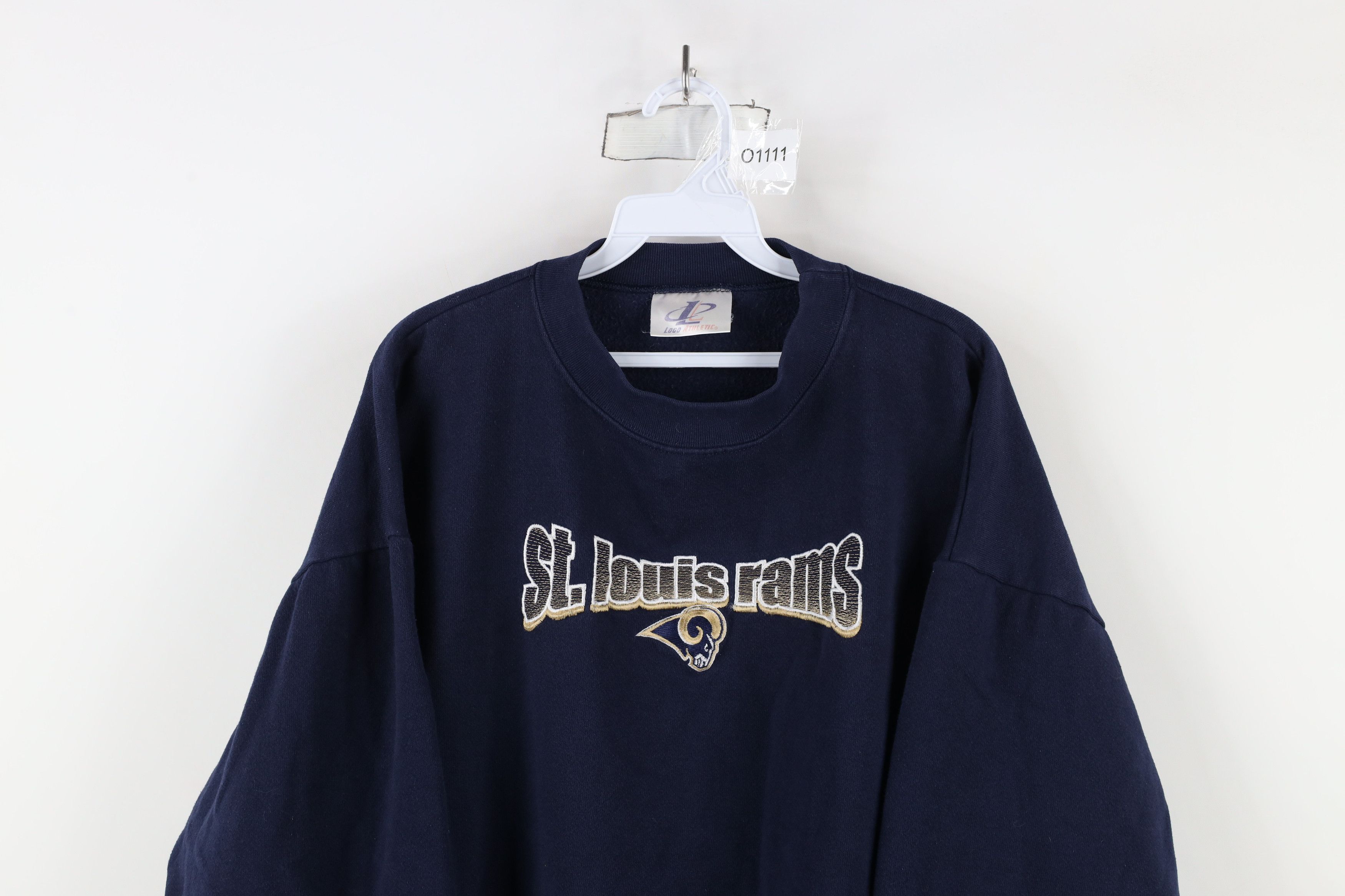 Vintage Vintage 90s Spell St Louis Rams Football Crewneck Sweatshirt Size US XL / EU 56 / 4 - 2 Thumbnail