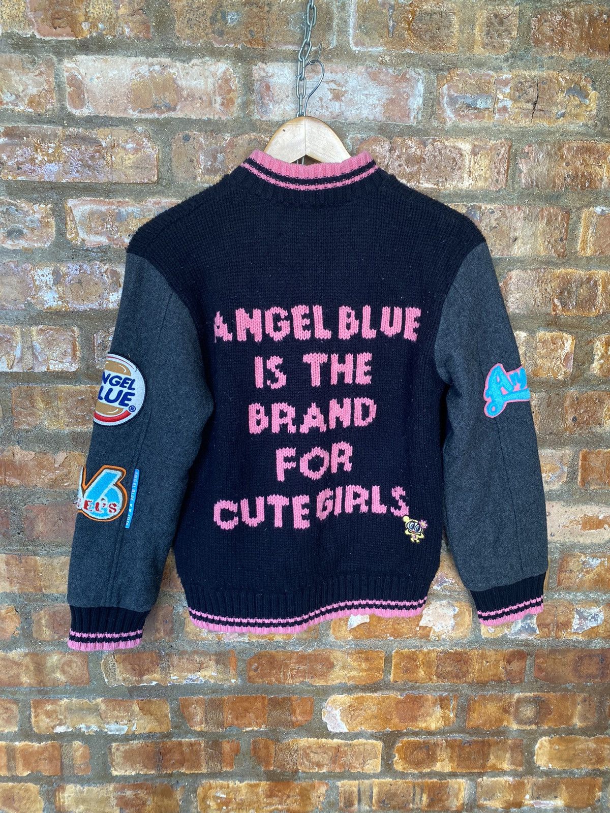 Angel Blue 1990s Angel Blue Knit patch Brand for cute girl Varsity Size M / US 6-8 / IT 42-44 - 12 Thumbnail