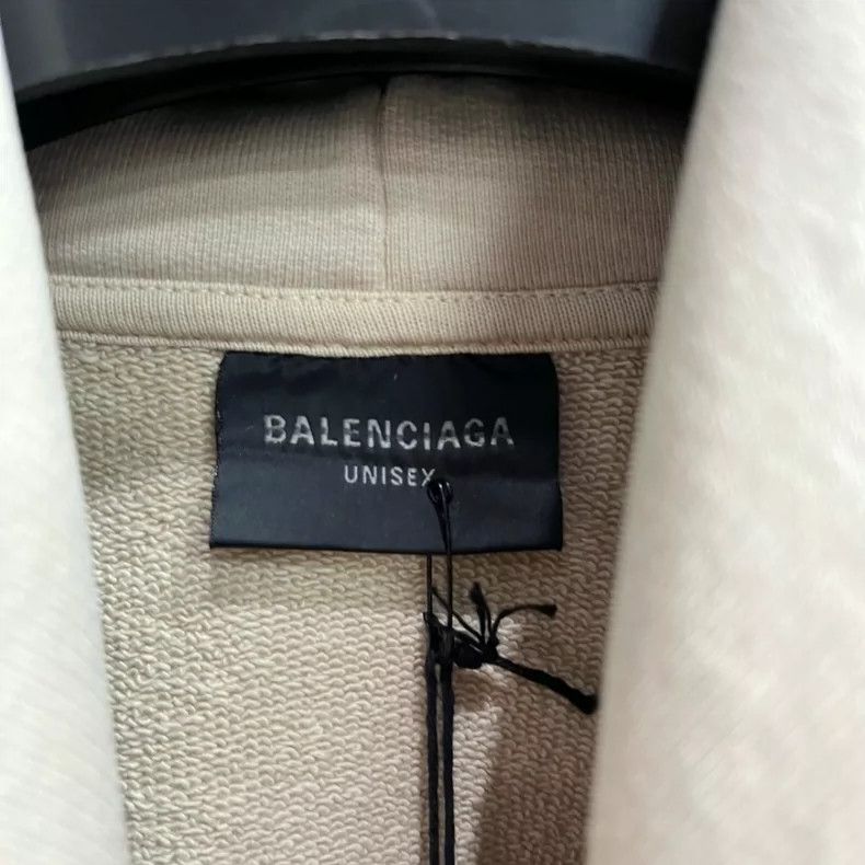 Balenciaga Balenciaga Hoodie with logo monogram print Size US L / EU 52-54 / 3 - 3 Thumbnail