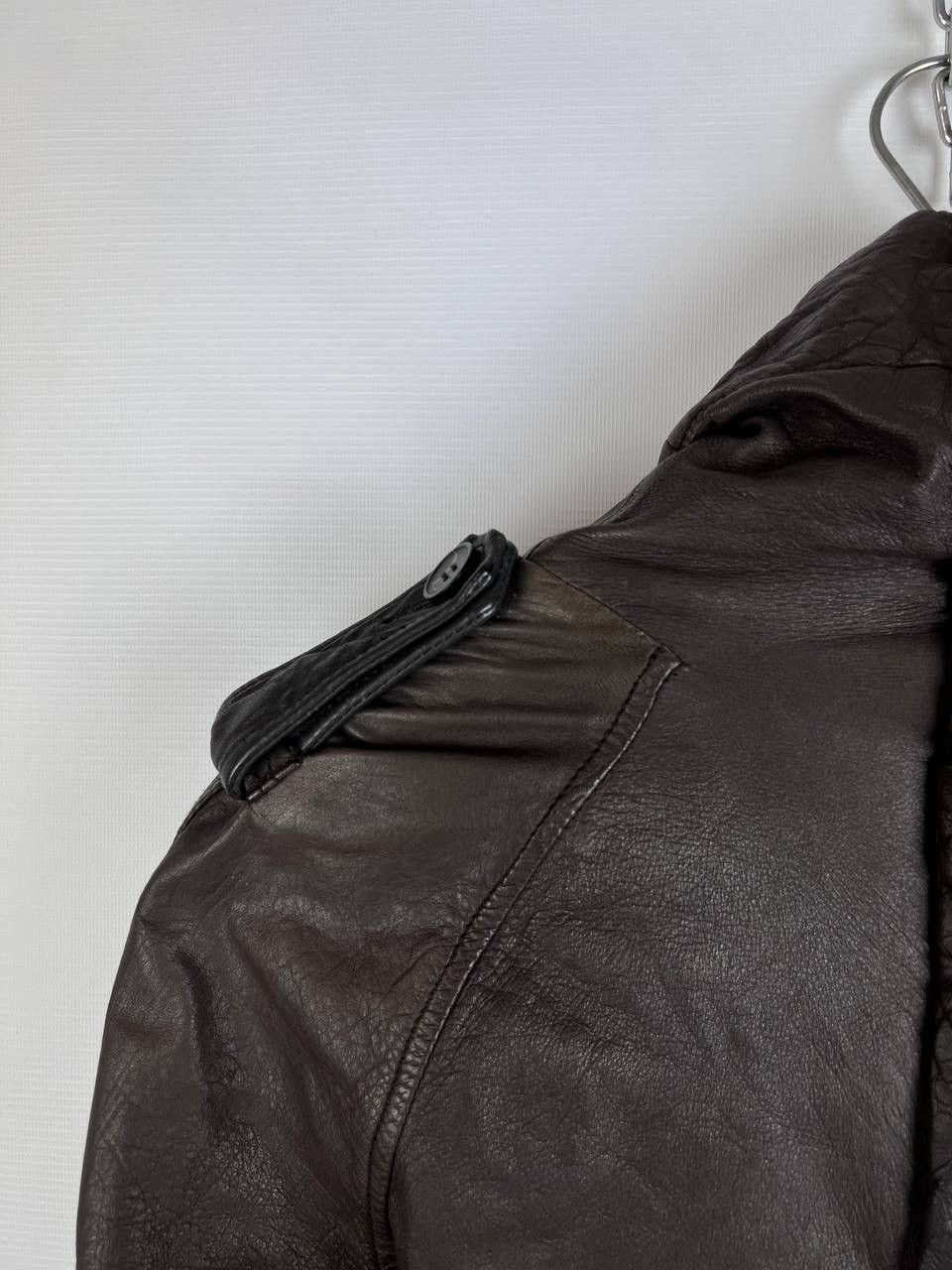 Allsaints Allsaints leather whitton coat woman size 14 Size L / US 10 / IT 46 - 11 Thumbnail