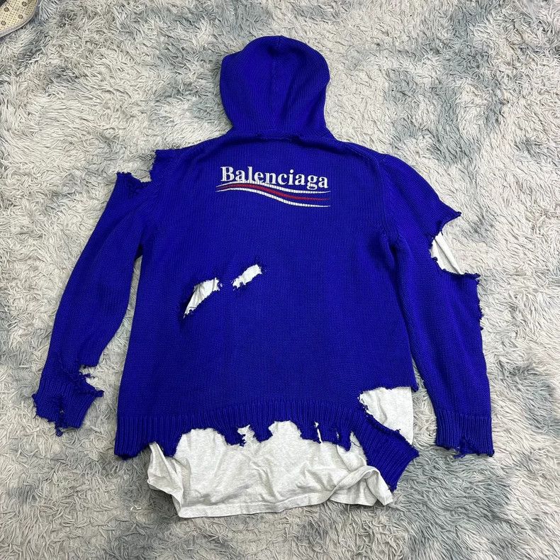 Balenciaga Balenciaga Distressed Two-Piece Coca-Cola Sweater Size US S / EU 44-46 / 1 - 3 Thumbnail
