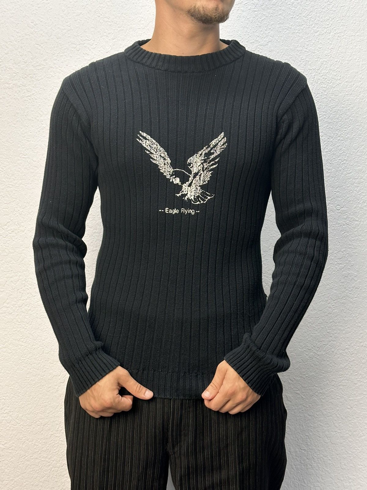 Vintage Y2K sweater Diesel Style Distressed Junya Watanabe