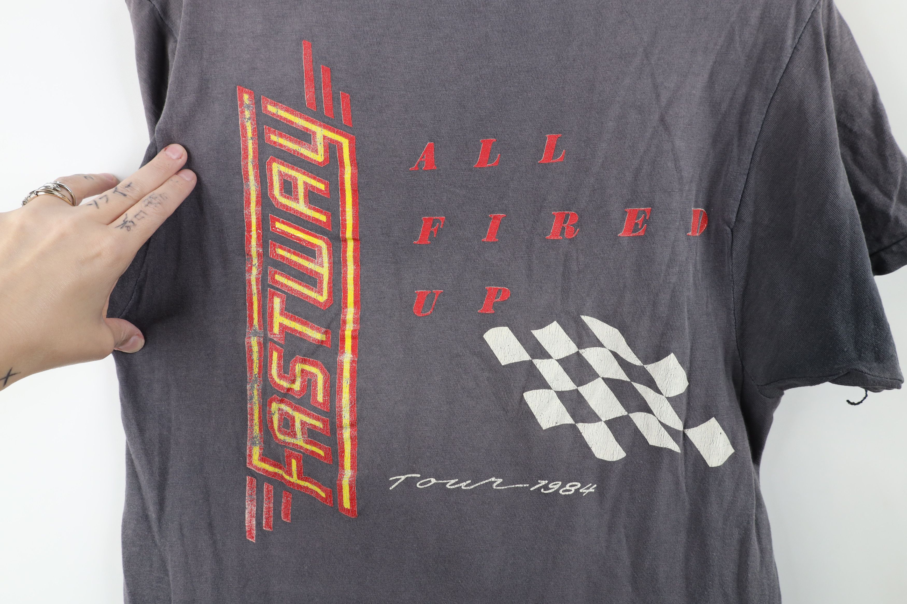 Vintage Vintage 80s 1984 All Fired Up Tour Fastway Band T-Shirt USA Size US S / EU 44-46 / 1 - 11 Thumbnail