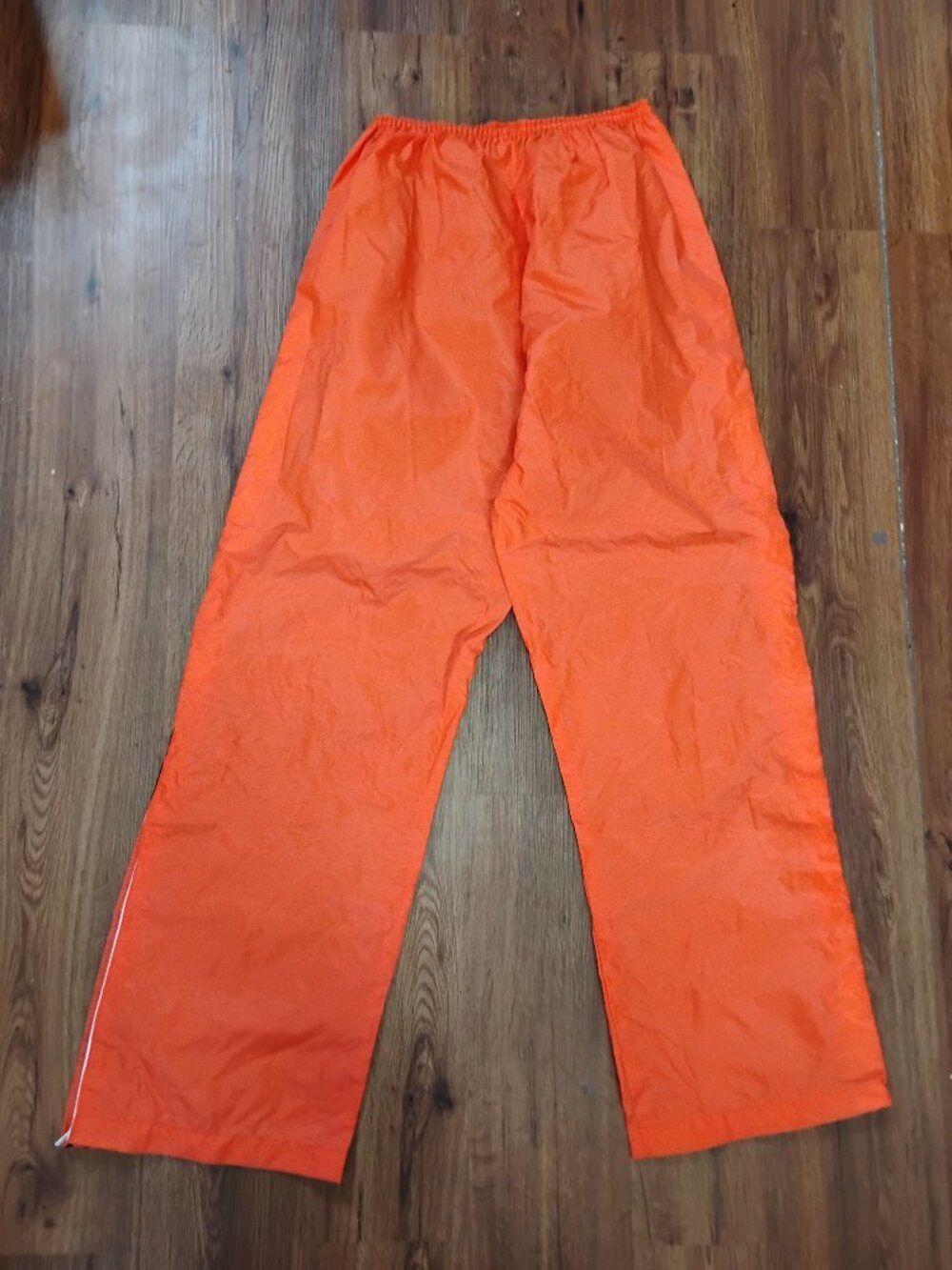 Adidas Vintage Adidas 3 Stripe Wind Pants Full Zip Orange Size US 30 / EU 46 - 5 Thumbnail