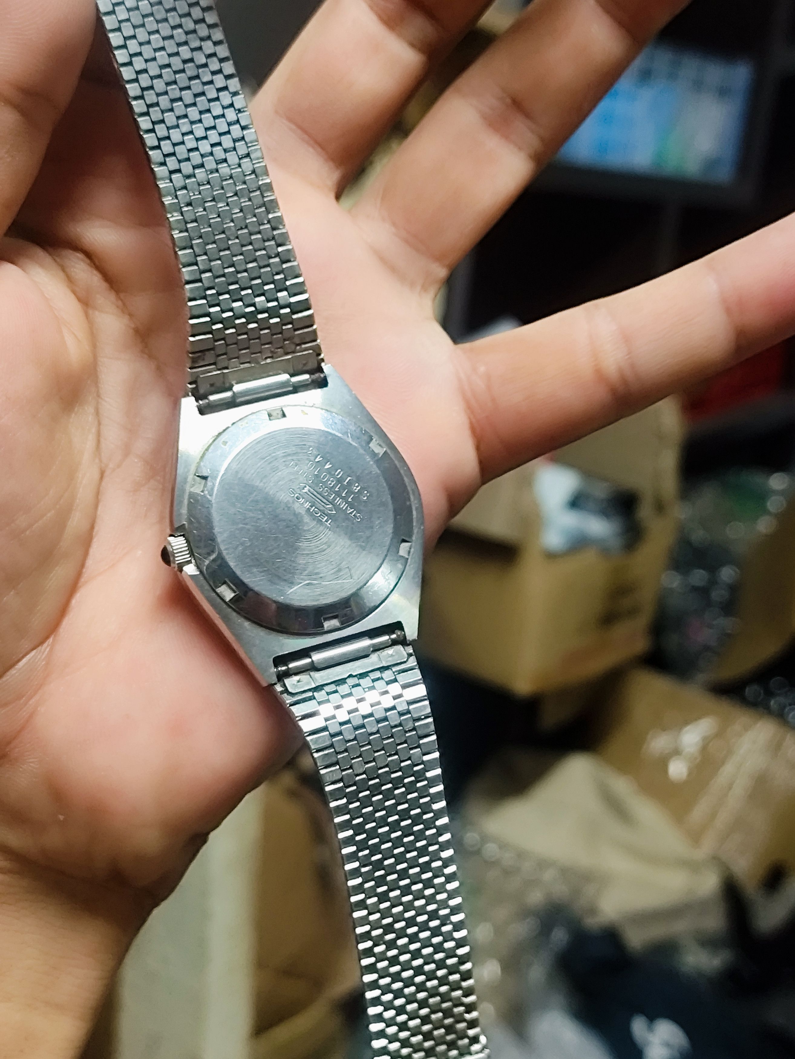 Japanese Brand Vintage Technos plaza Watch Quartz engine Size ONE SIZE - 9 Thumbnail