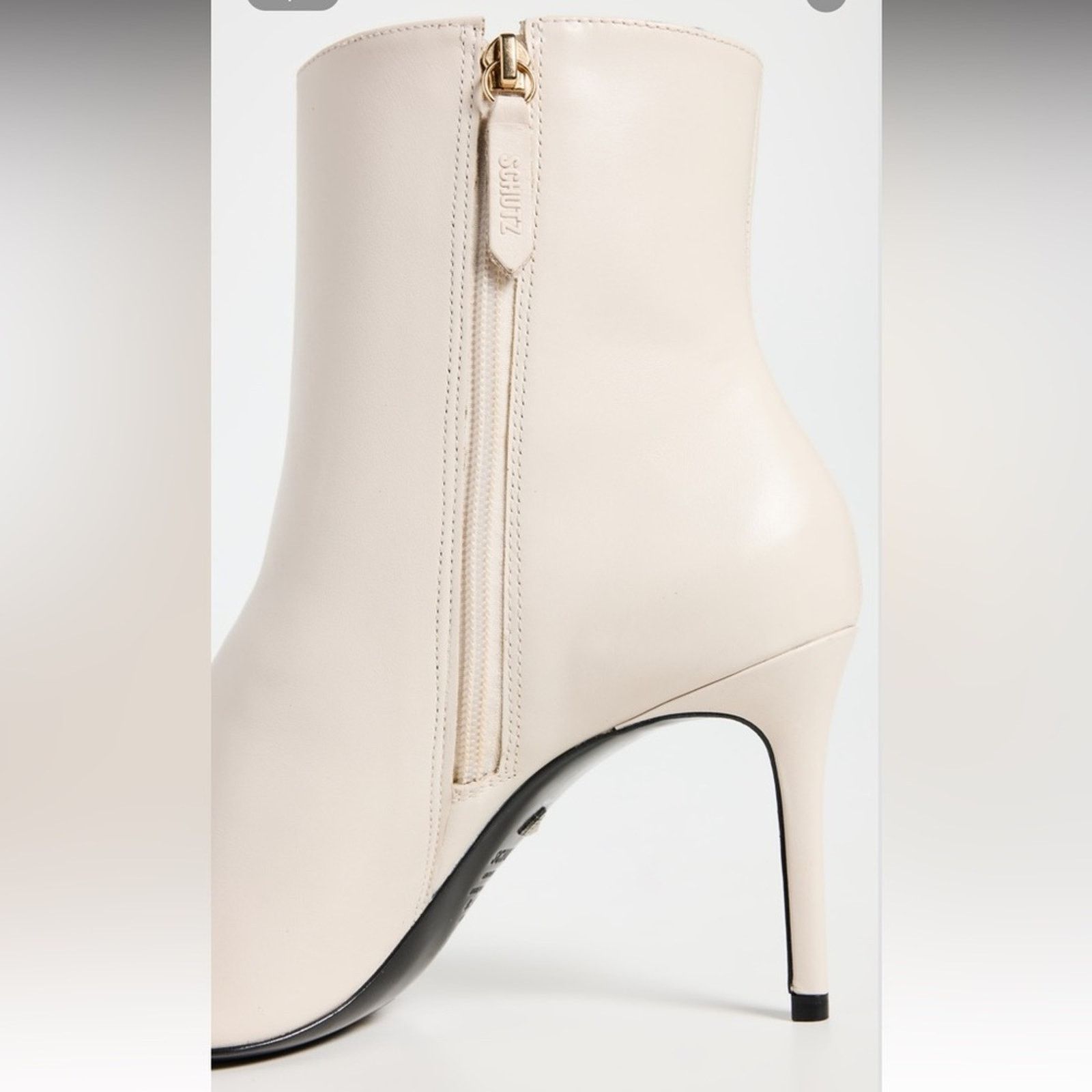 SCHUTZ NWT SCHUTZ $228 Beige Mikki Booties Size 7.5 Size US 7.5 / IT 37.5 - 6 Thumbnail