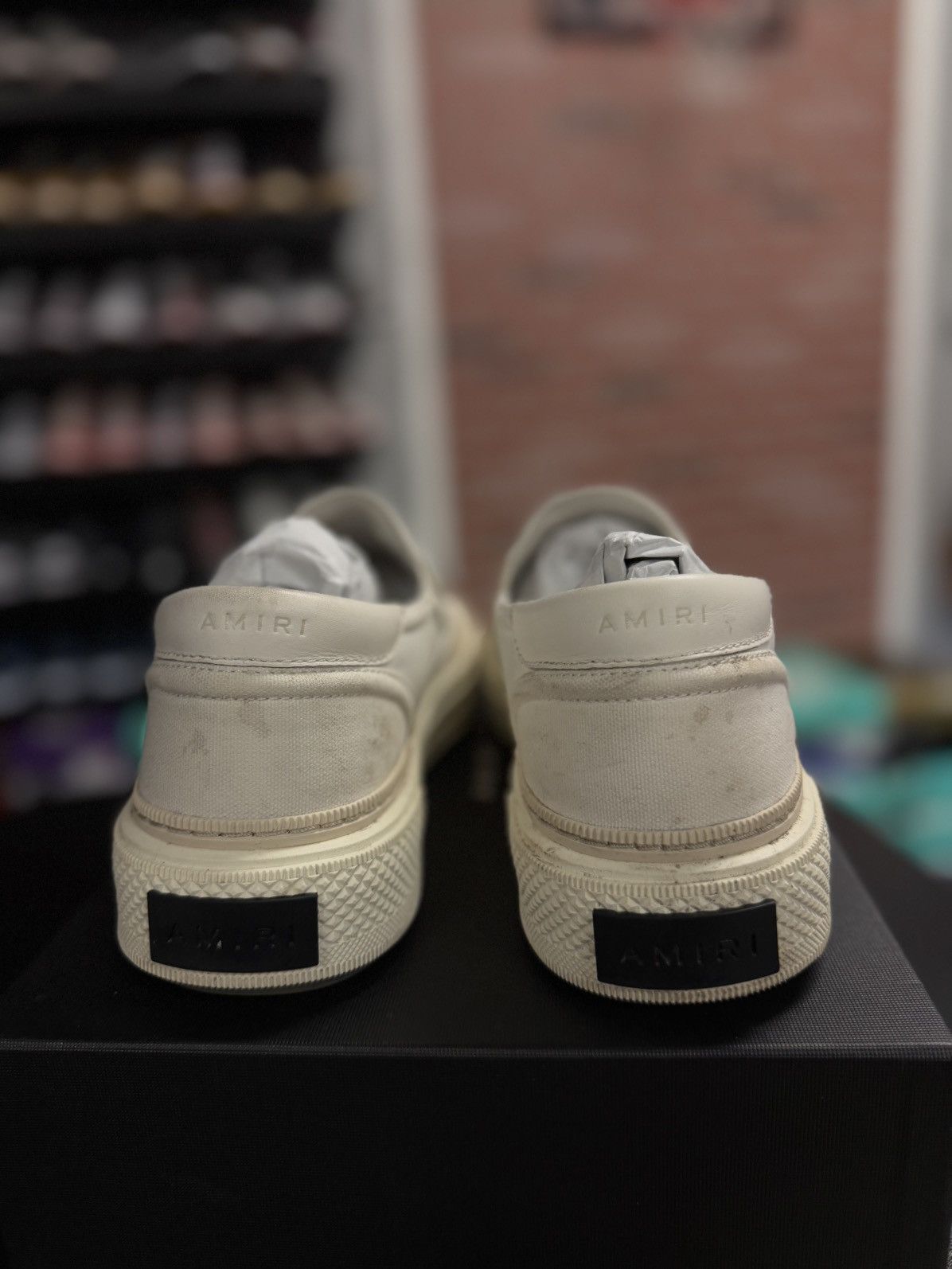 Amiri Bone Amiri Low Top Sneakers Size 46EU/13US W BOX Size US 13 / EU 46 - 10 Thumbnail