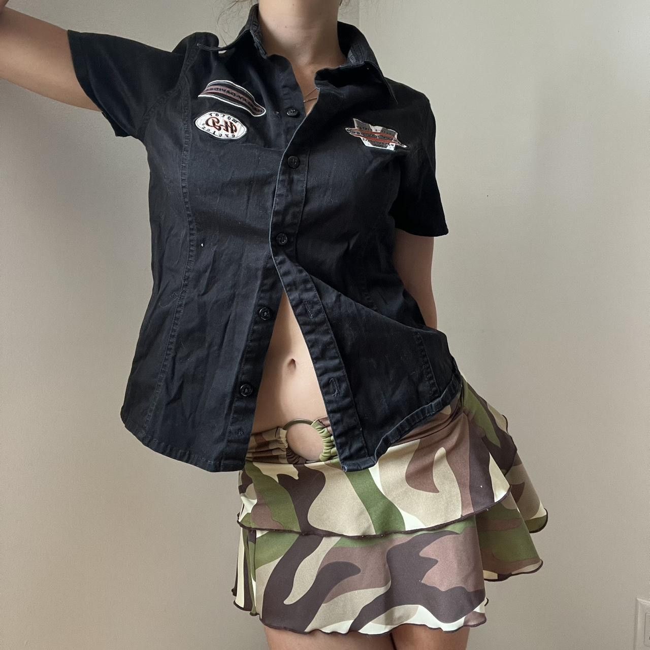 Harley Davidson Button up blouse Harley Davidson Size S / US 4 / IT 40 - 2 Thumbnail