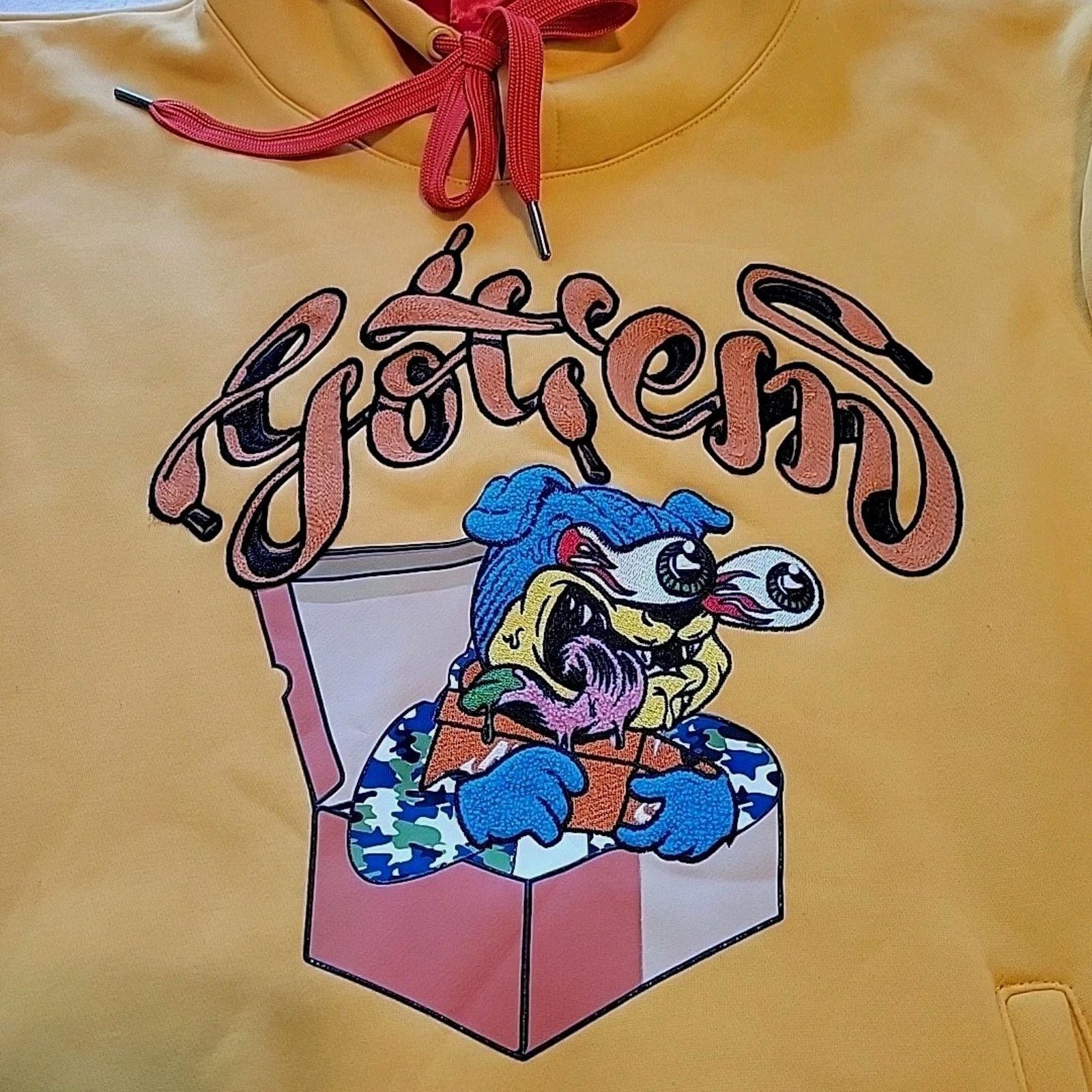 Other MAKOBI GetEm Hoodie Yellow Sneaker Junkie XL Auth Streetwear Size US XL / EU 56 / 4 - 2 Thumbnail