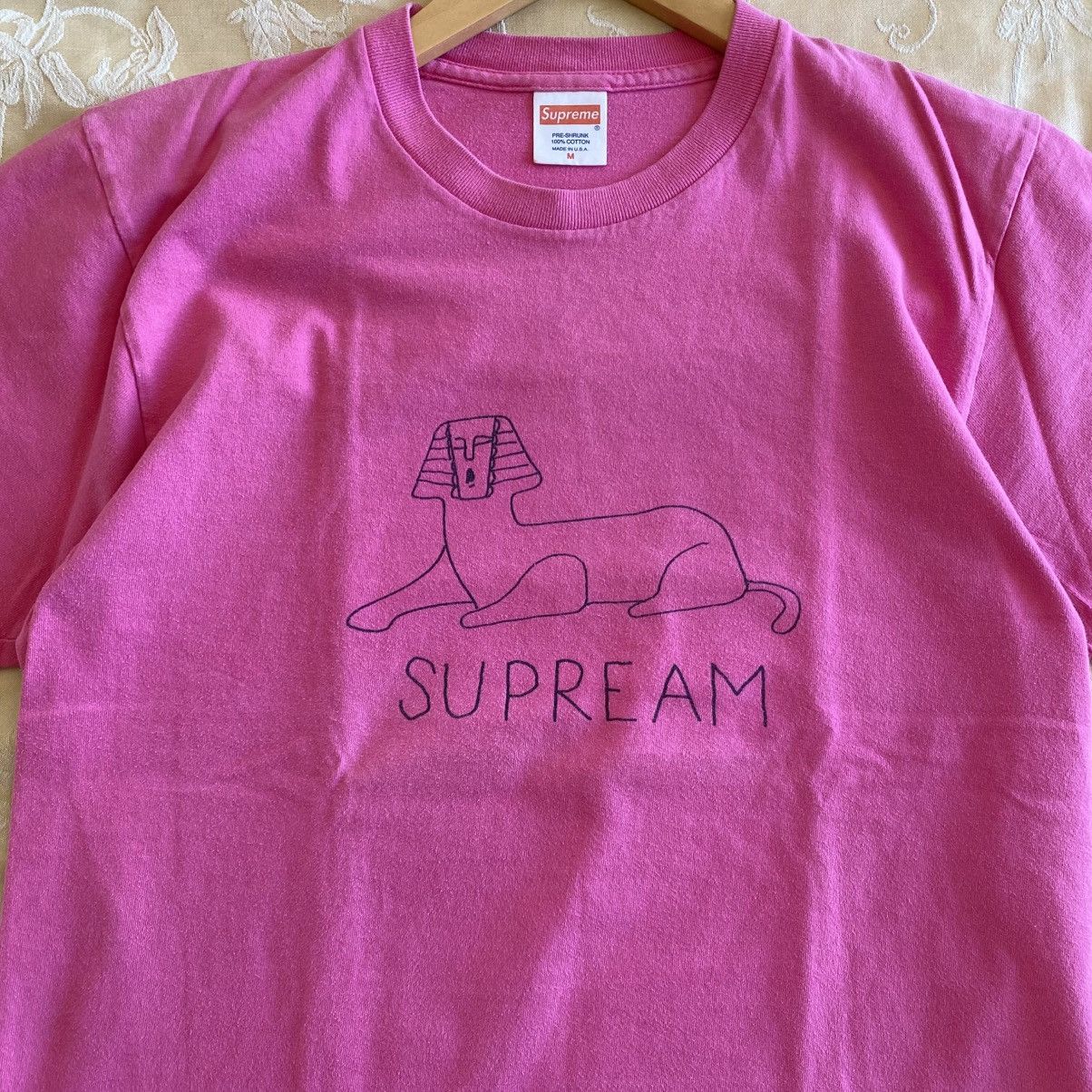 Supreme Supreme Sphinx T-Shirt Pink 2012 Gonz Grunge Y2K Size US M / EU 48-50 / 2 - 5 Thumbnail