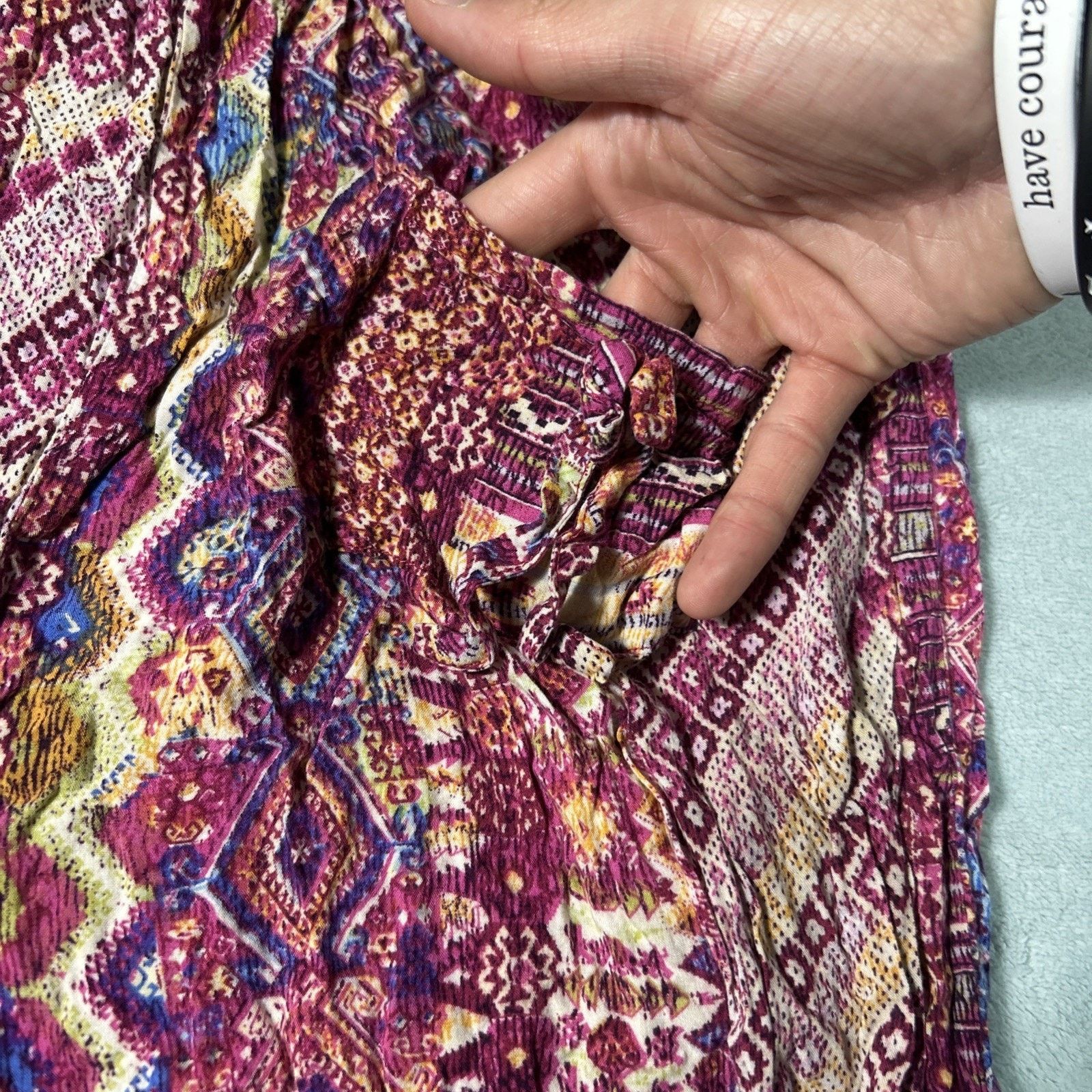 Free People Renaissance Midevil Festival Pants Medium Medieval Carnival Size 25" / US 0 / IT 36 - 9 Thumbnail